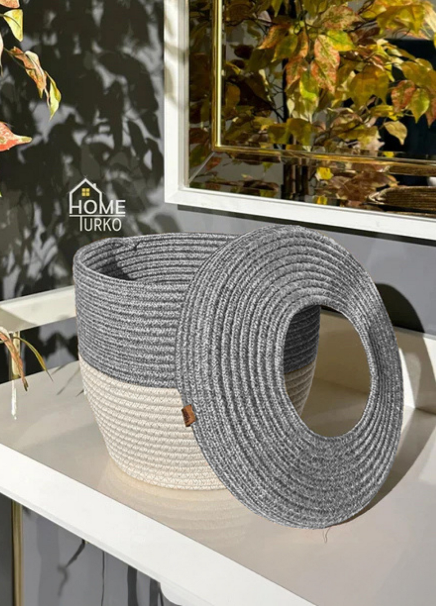 Bohem Çöp Sepeti Düzenleyici Sepet