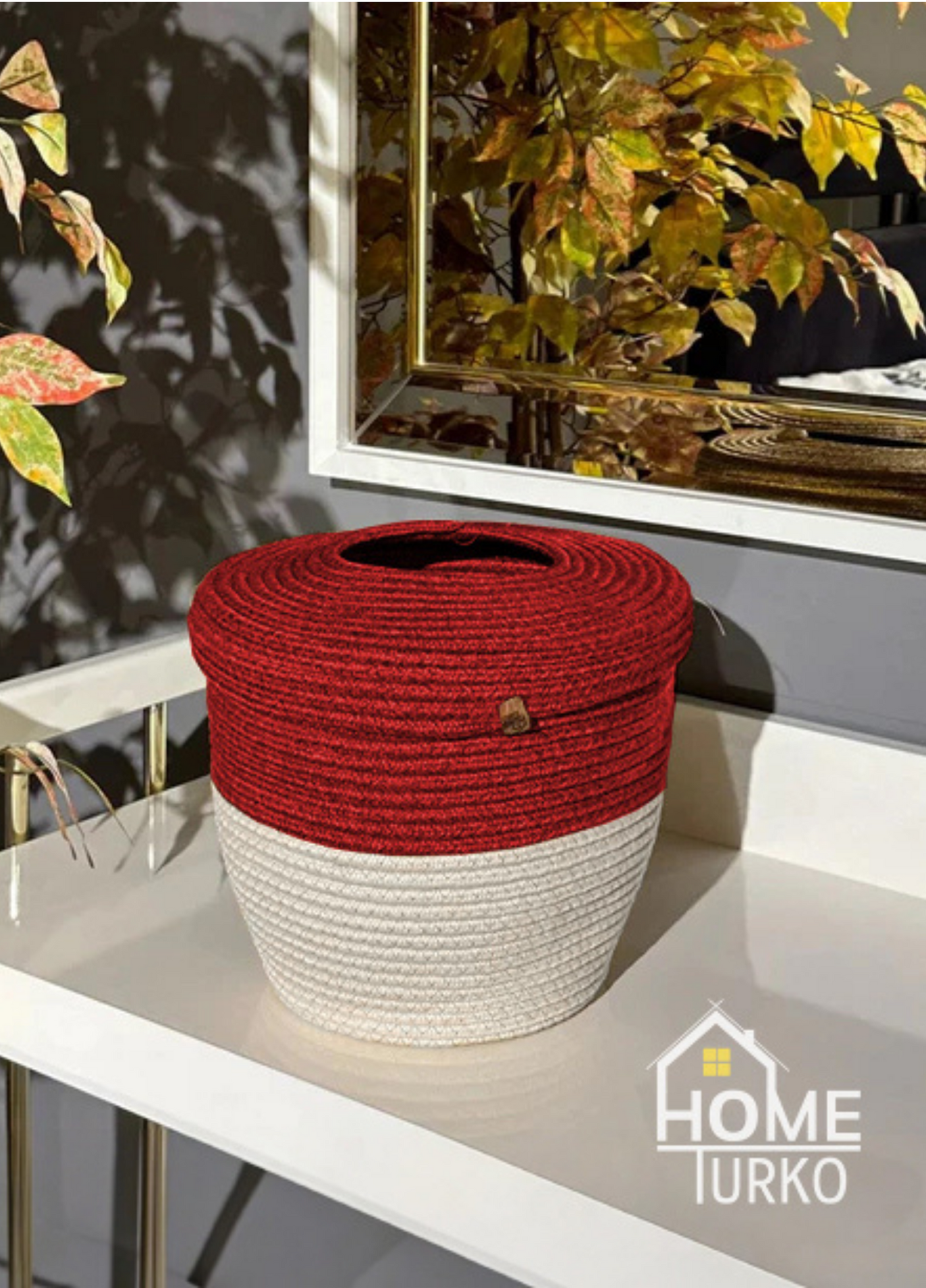 Bohem Çöp Sepeti Düzenleyici Sepet