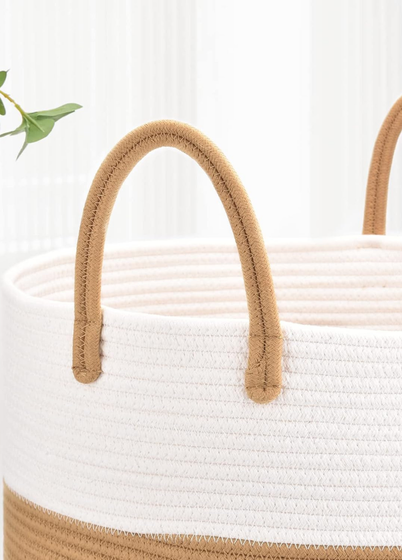 Bohem Kulplu Çamaşır Sepeti / Düzenleyici