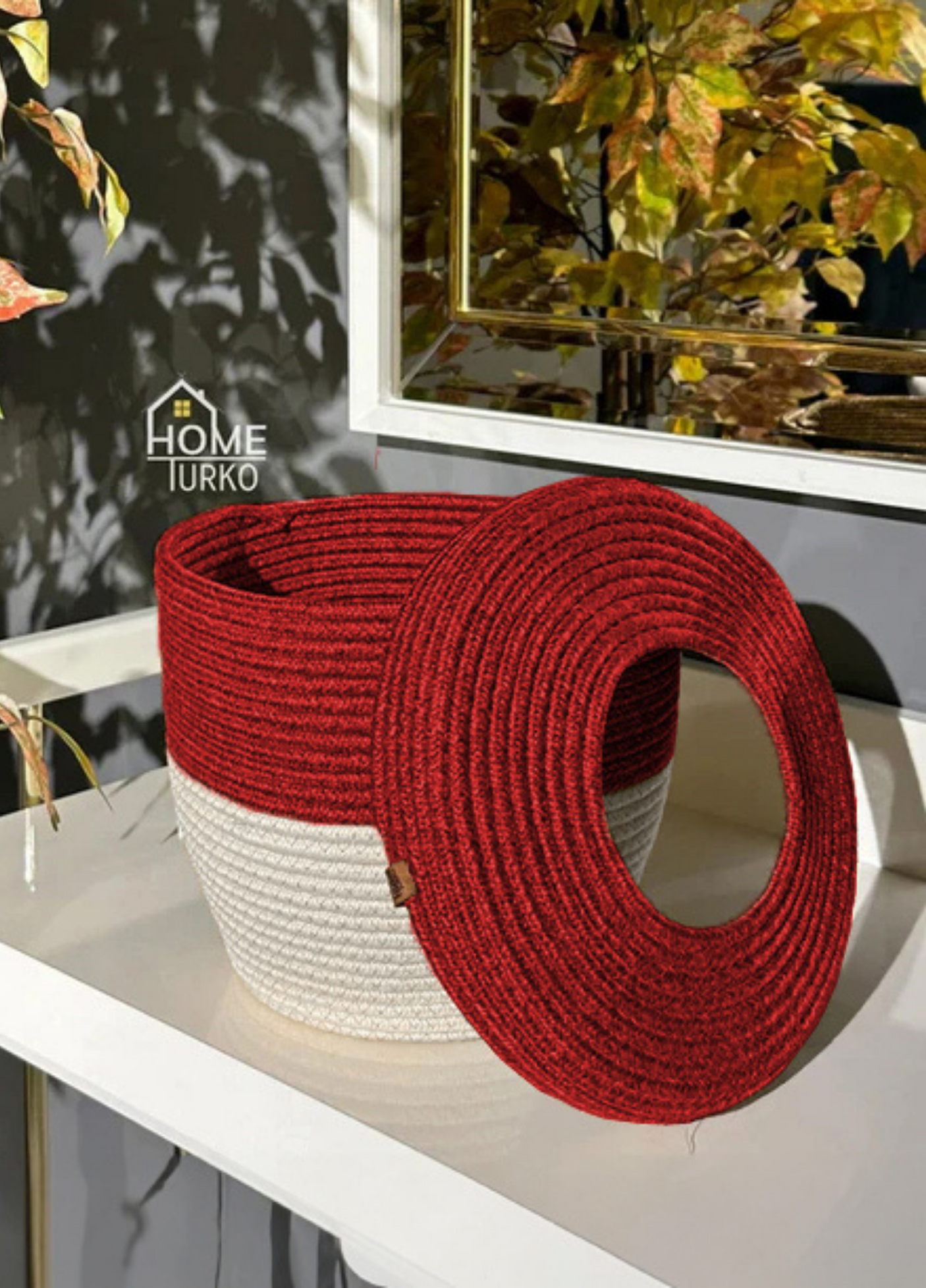 Bohem Çöp Sepeti Düzenleyici Sepet