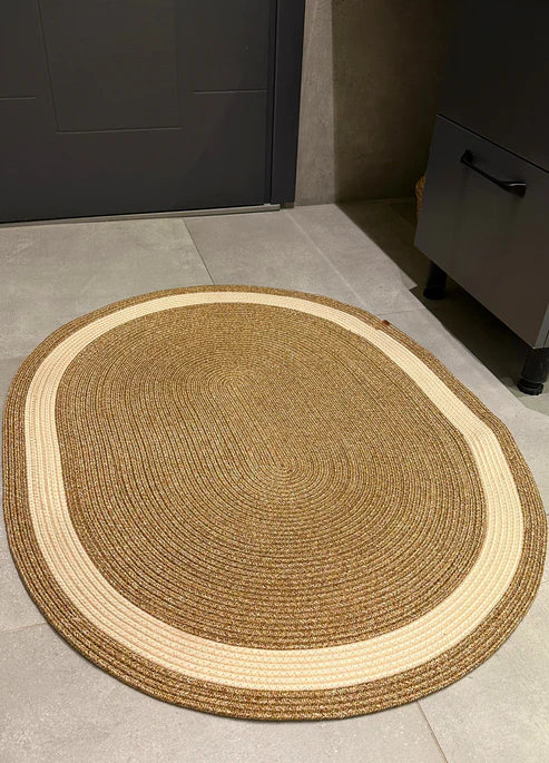 Jute Strip Design Bohemian Rug & Carpet & Mat & Runner