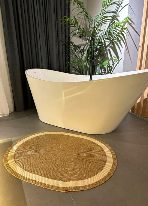 Jute Strip Design Bohemian Rug & Carpet & Mat & Runner