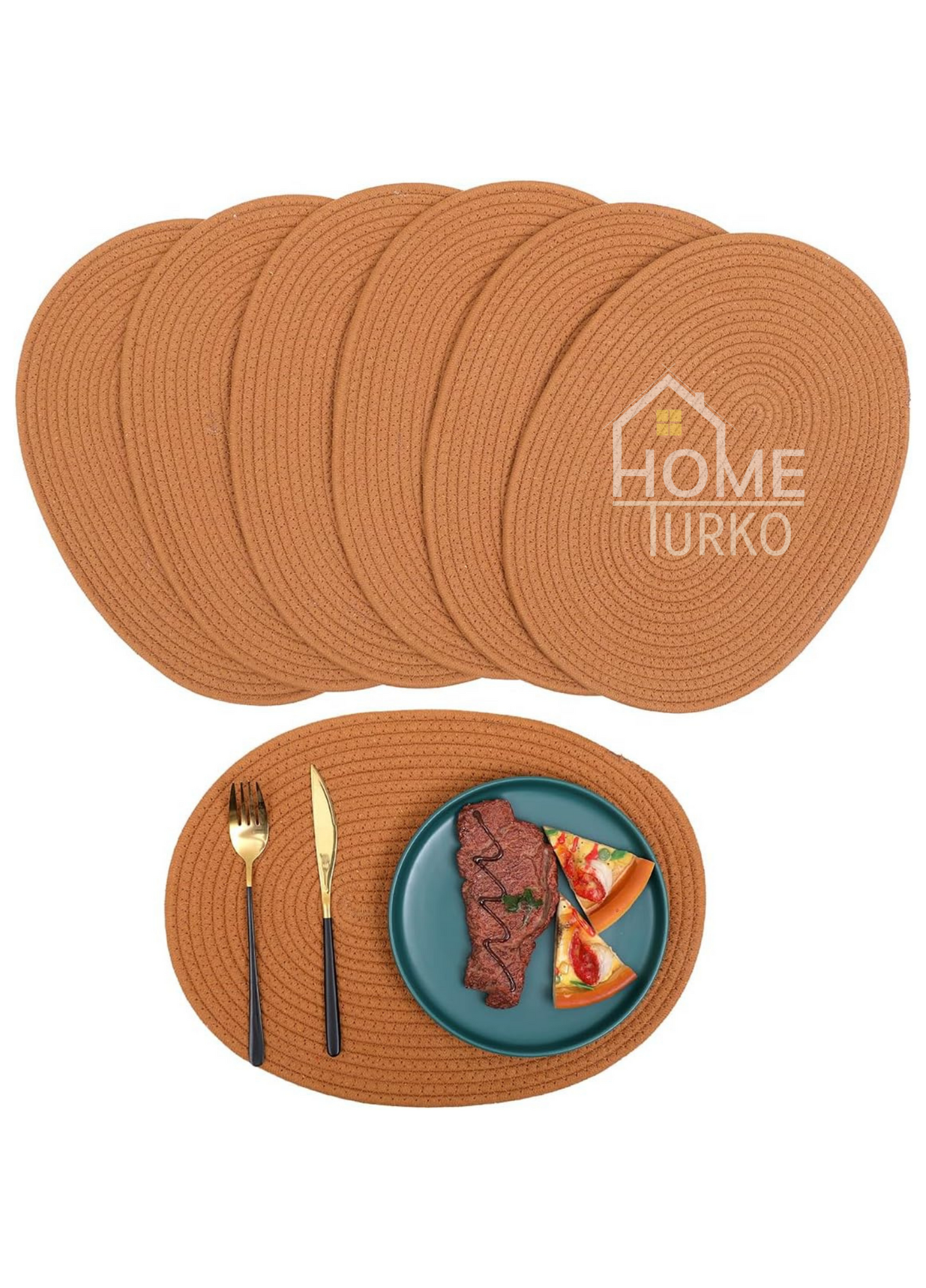 Jute Subpla Plate Coaster Set