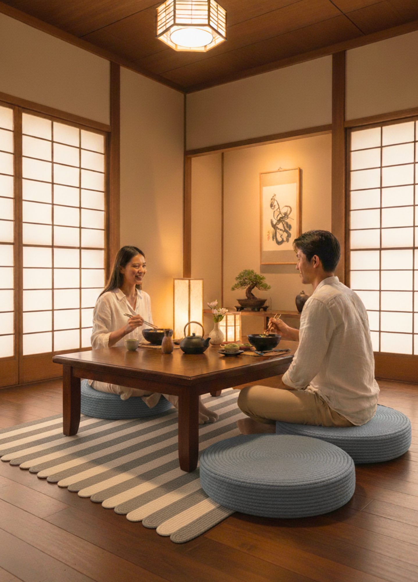 SOFA Minder Jüt Meditasyon Yastığı