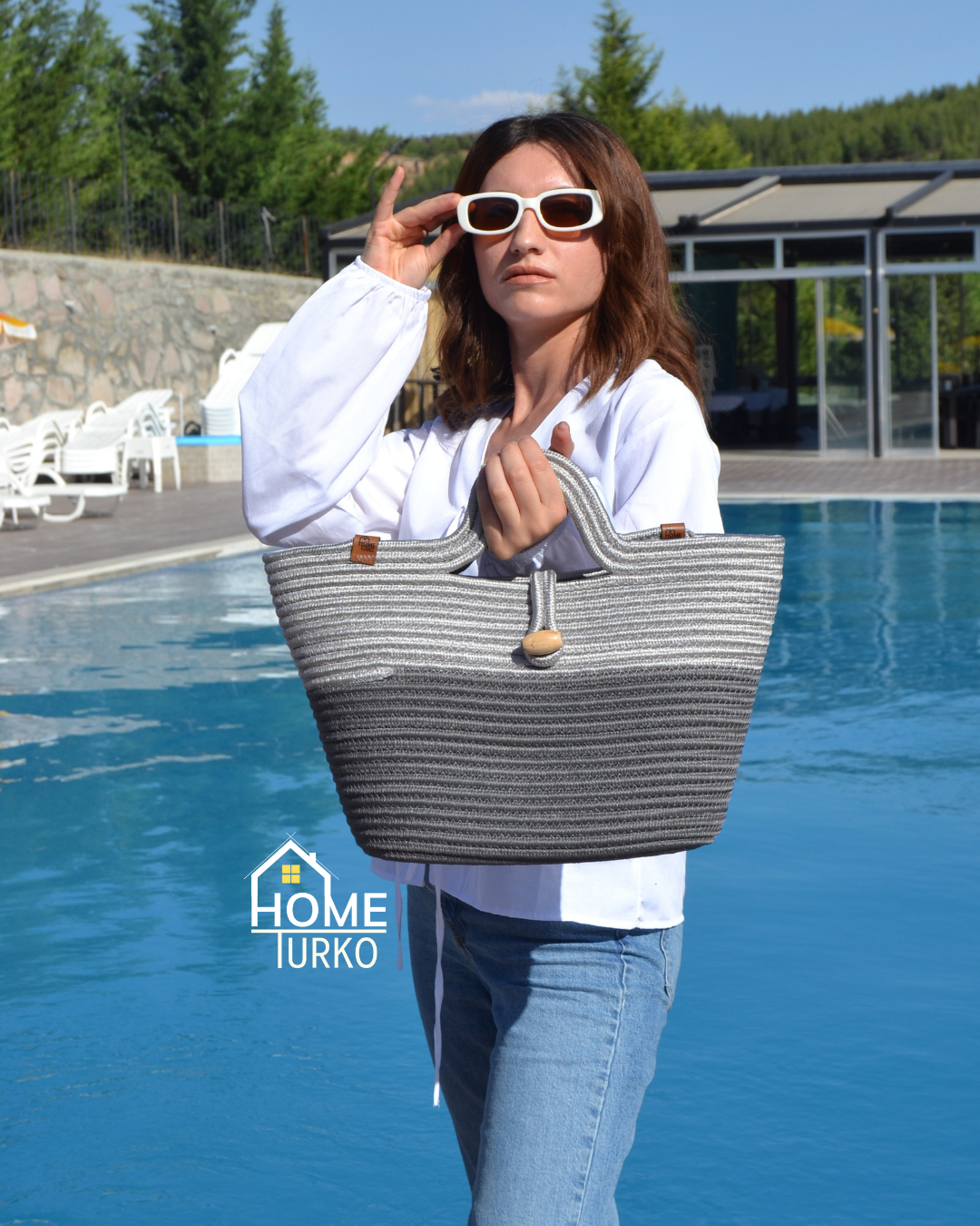 Jute Decorative Bohemian Bag