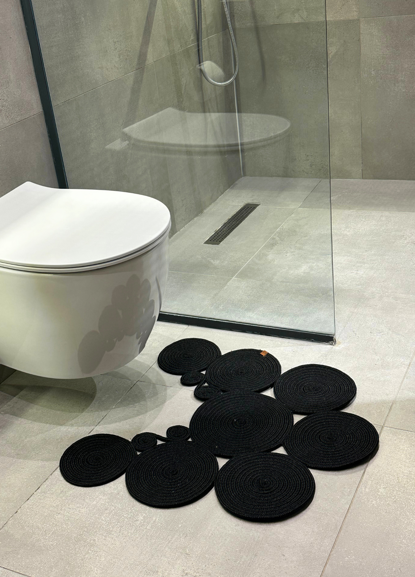 Jute Bohemian Toilet Seat Mat