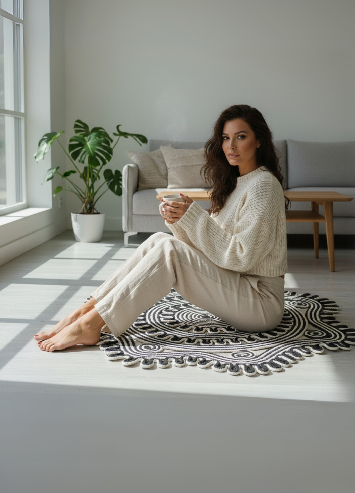 Elora Desenli Jüt Kilim Bohem