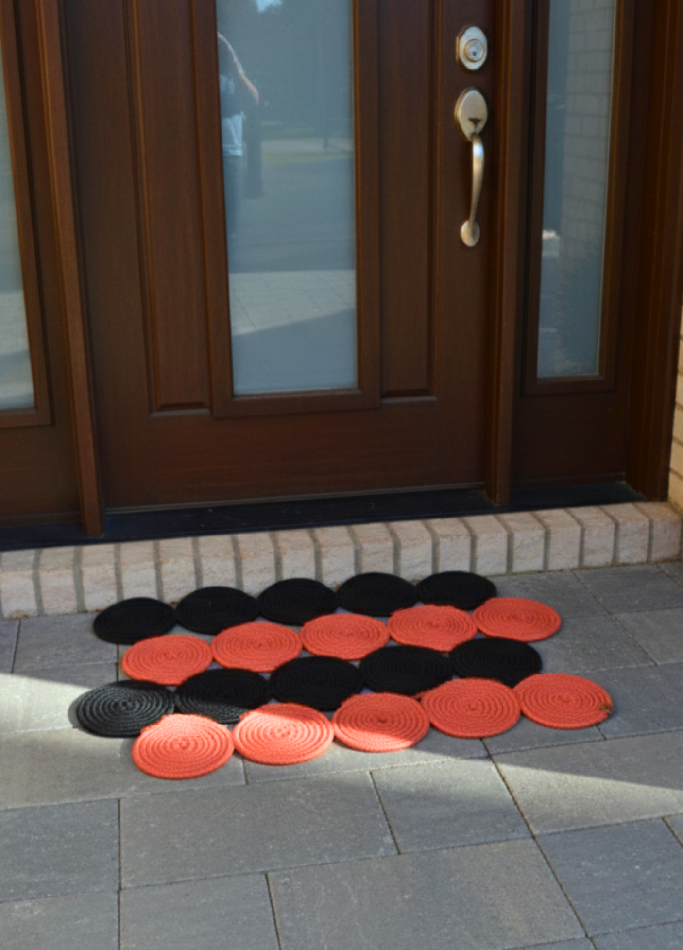 EcoWeave Jute Doormat Natural Boho Style Entrance Rug Bathroom Mat