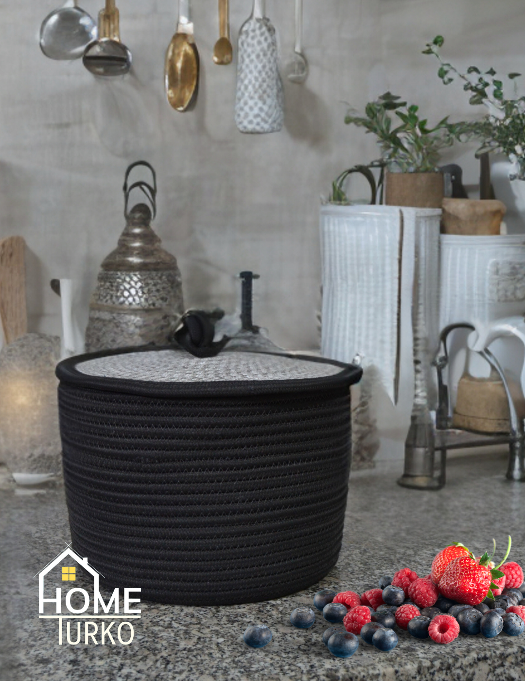 Bohemian Kitchen Basket