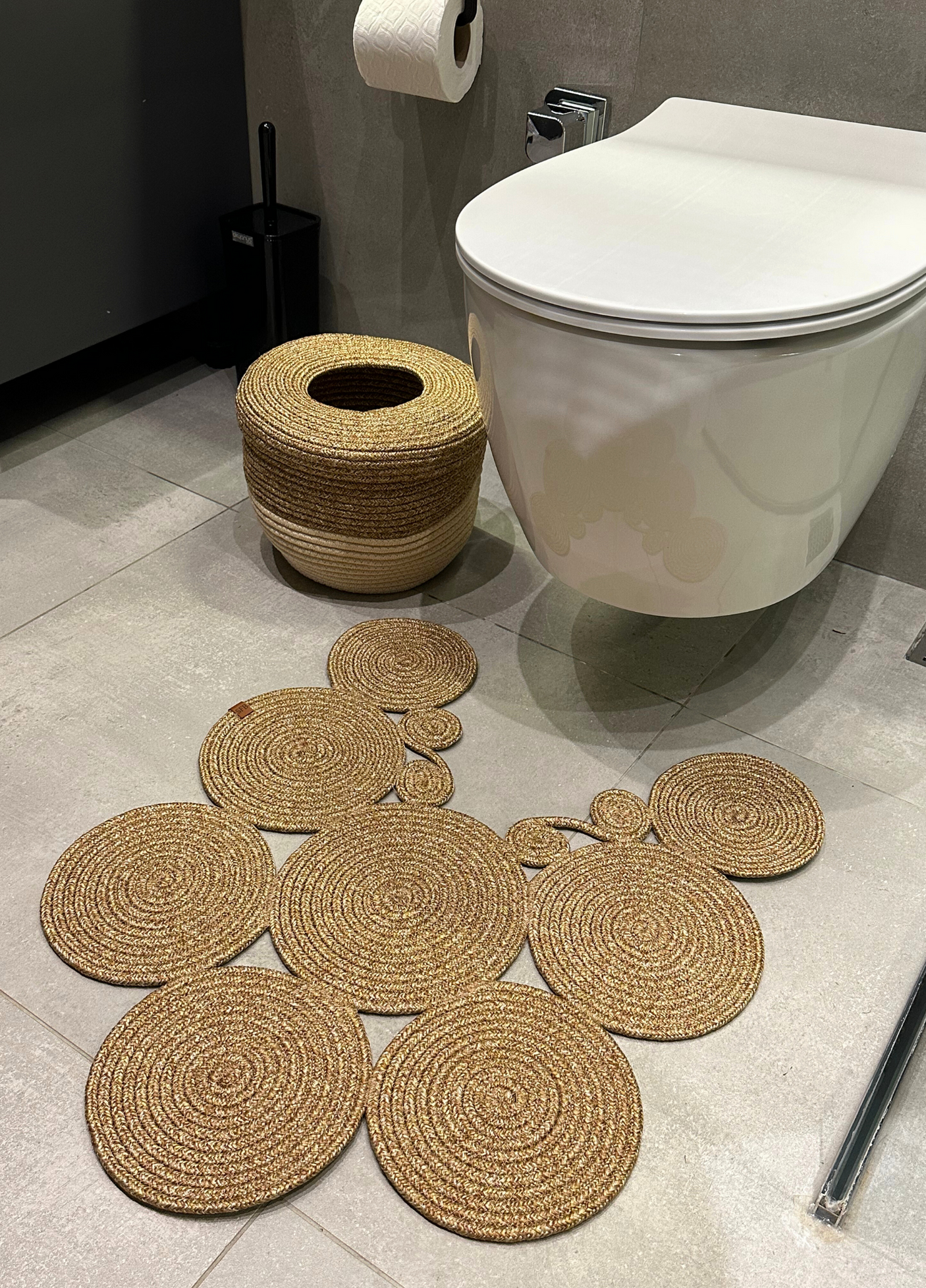 2-Piece Bathroom Mat Set