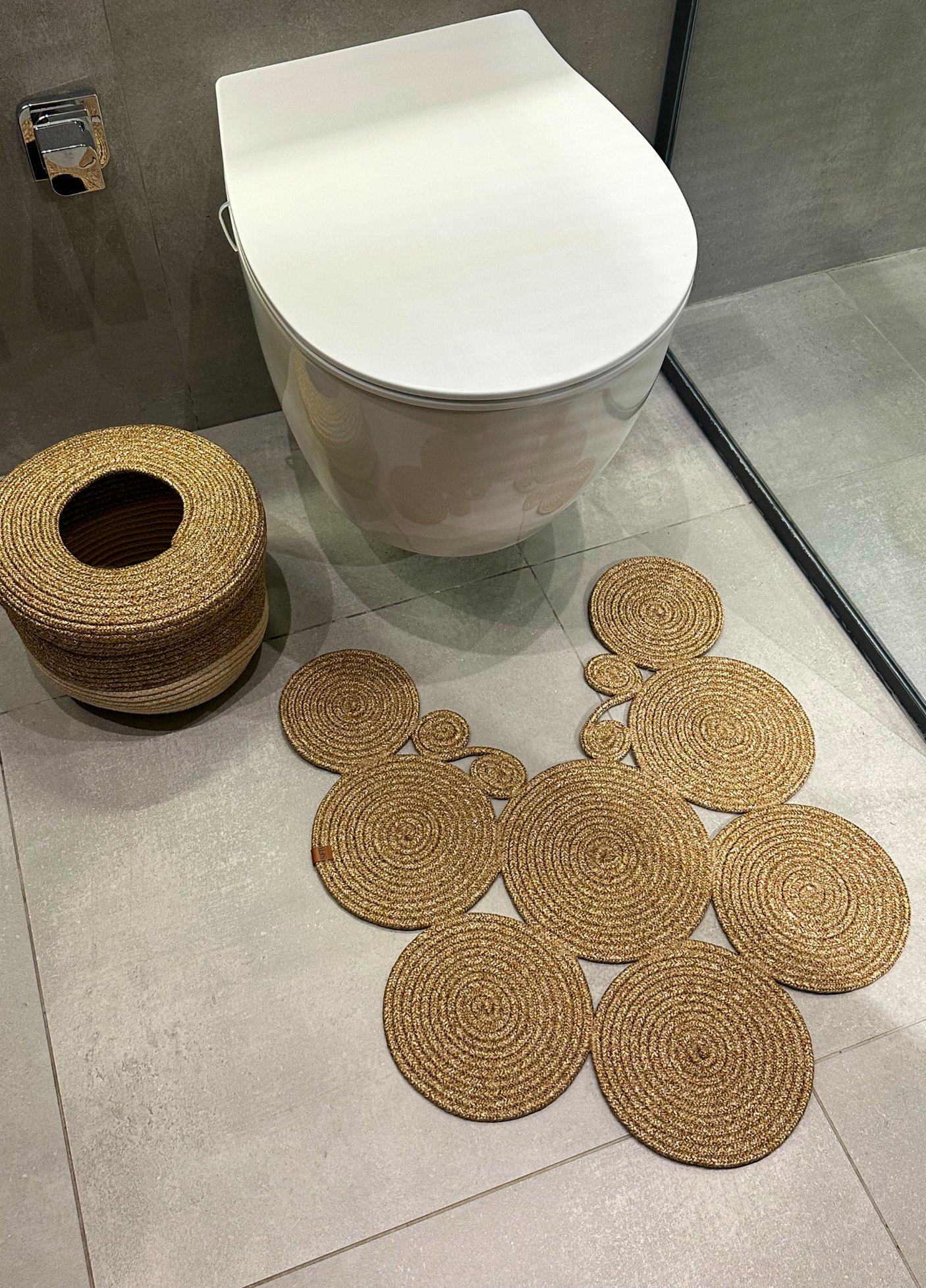 2-Piece Bathroom Mat Set