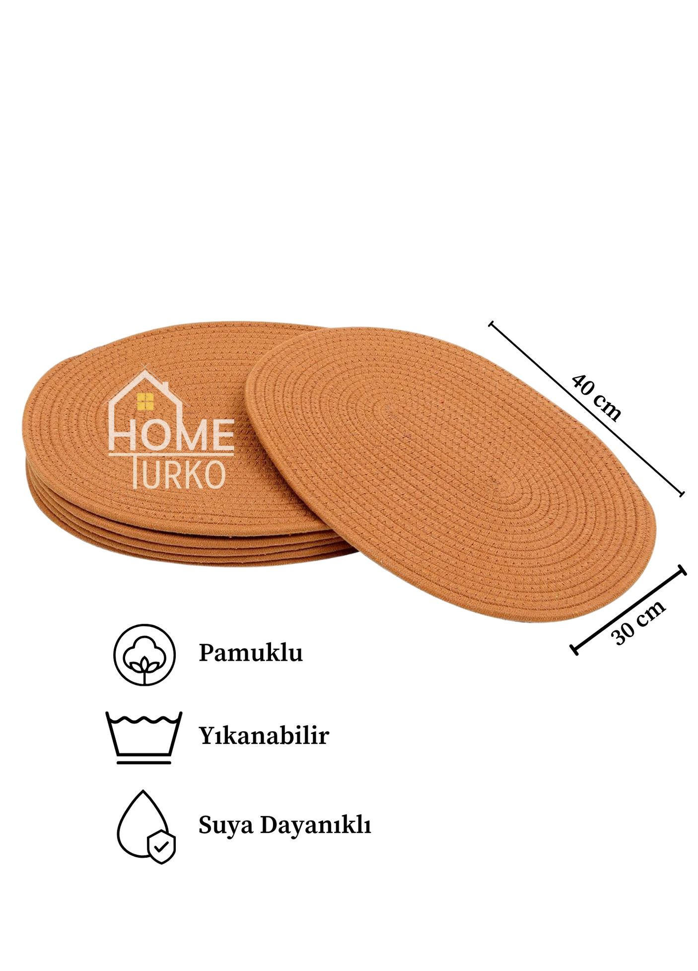 Jute Subpla Plate Coaster Set
