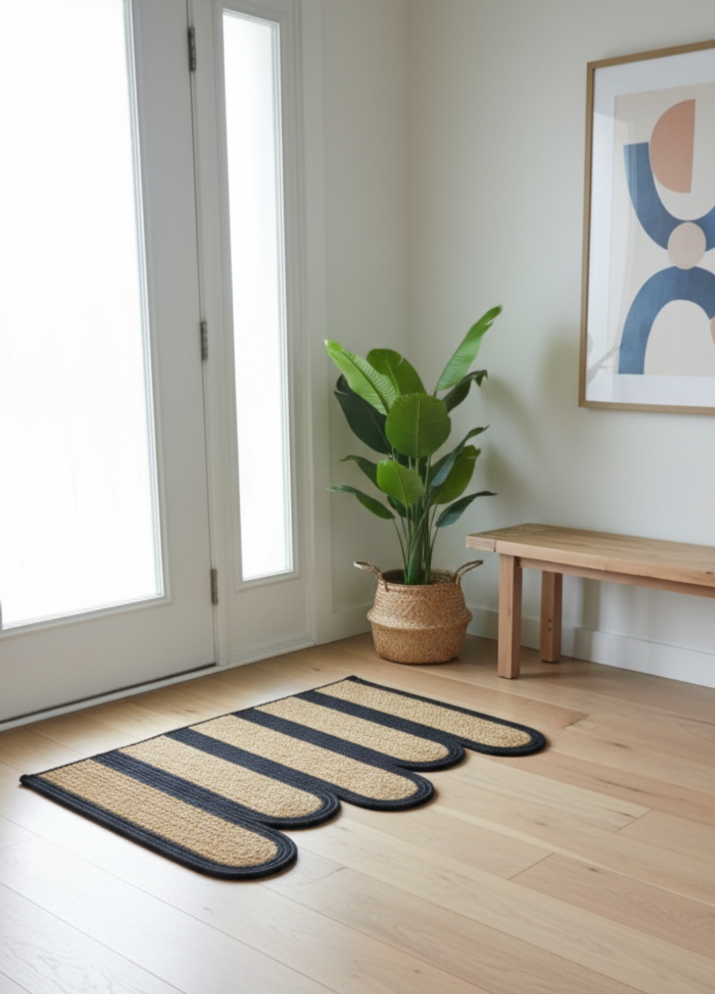 Pure Weave - Natural Textures Doormat, Bathroom Kitchen Mat