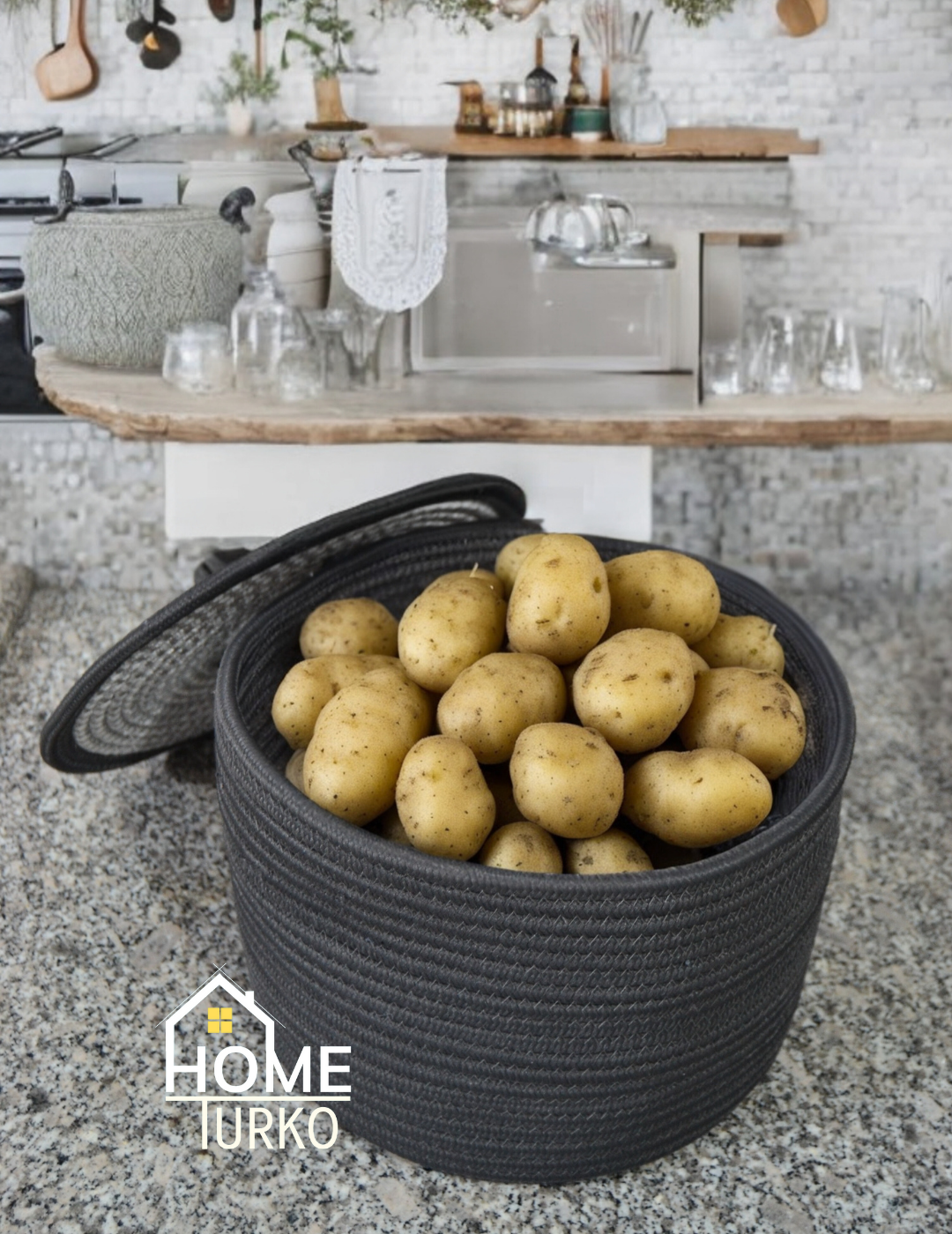 Bohemian Kitchen Basket