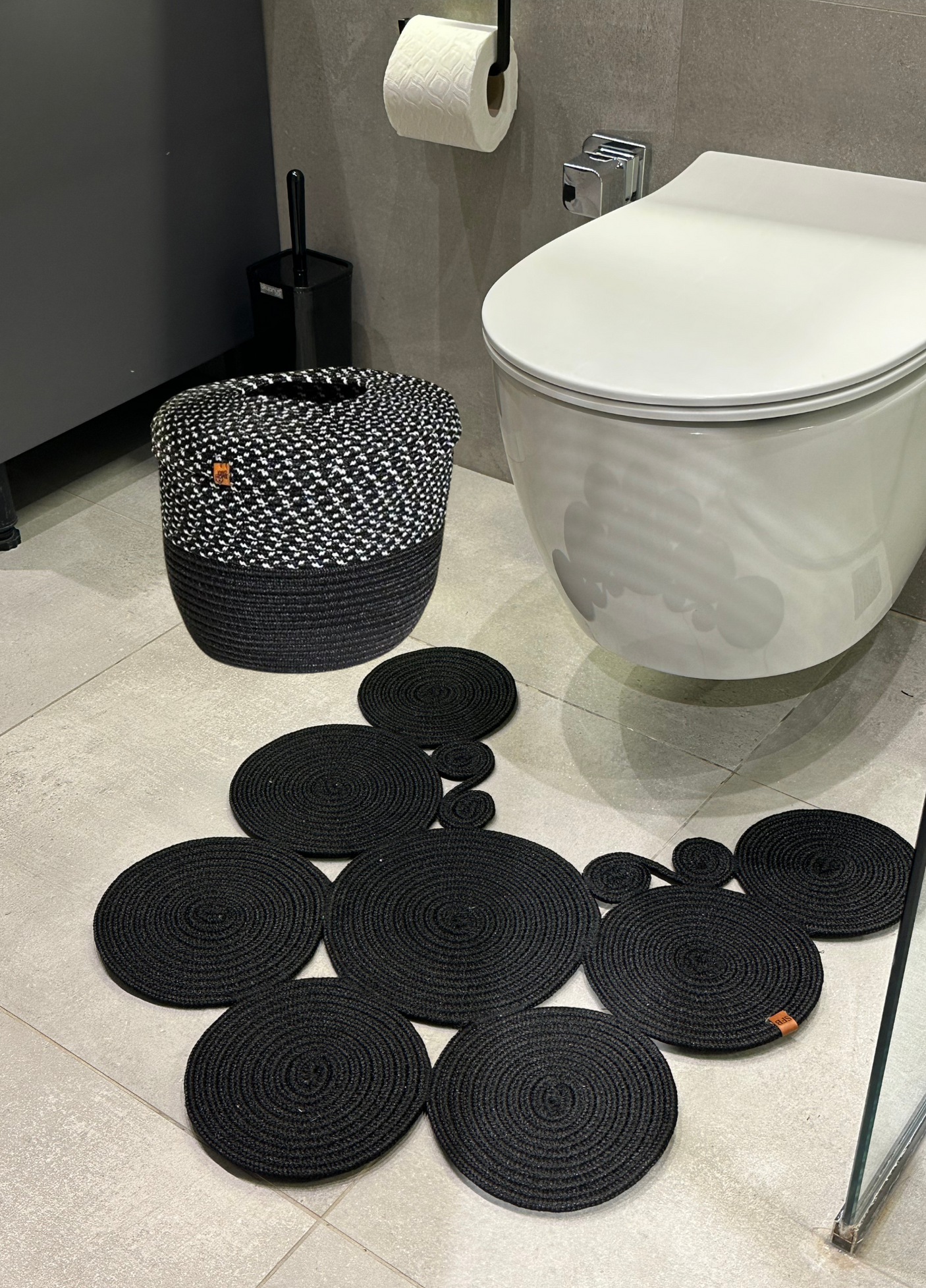2-Piece Bathroom Mat Set