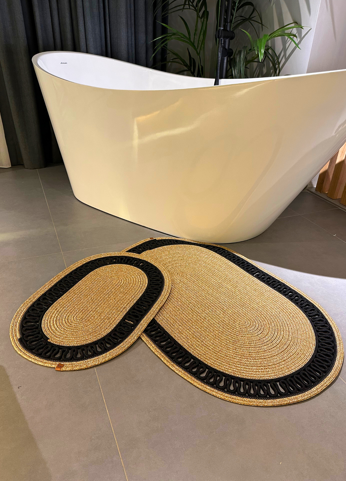 2-Piece Bathroom Mat Set