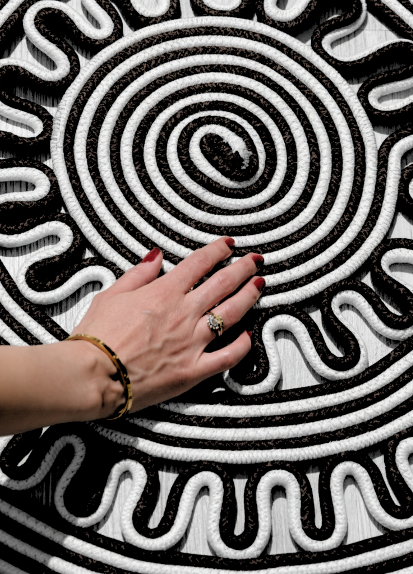 Elora Desenli Jüt Kilim Bohem