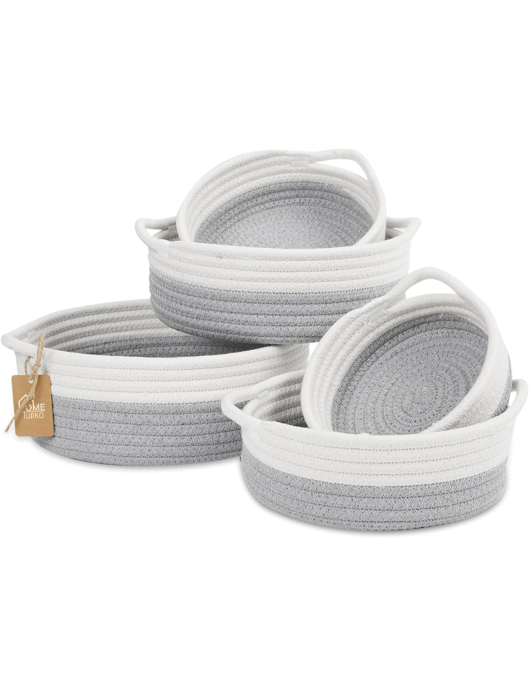 5-Piece Bohemian Organizer Basket Set