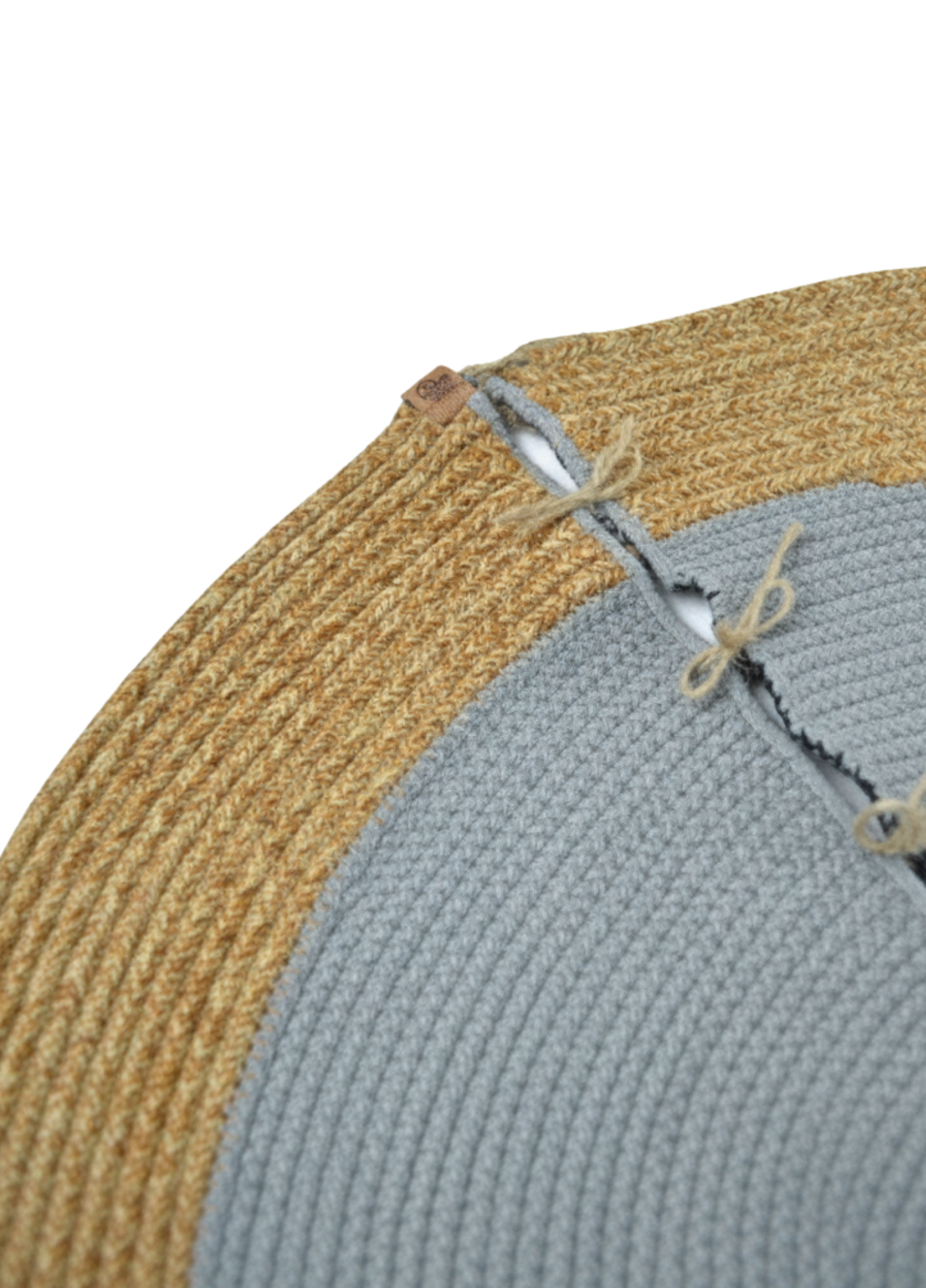 Harmony Round Jute Carpet Handmade Decorative Rug Meditation Carpet