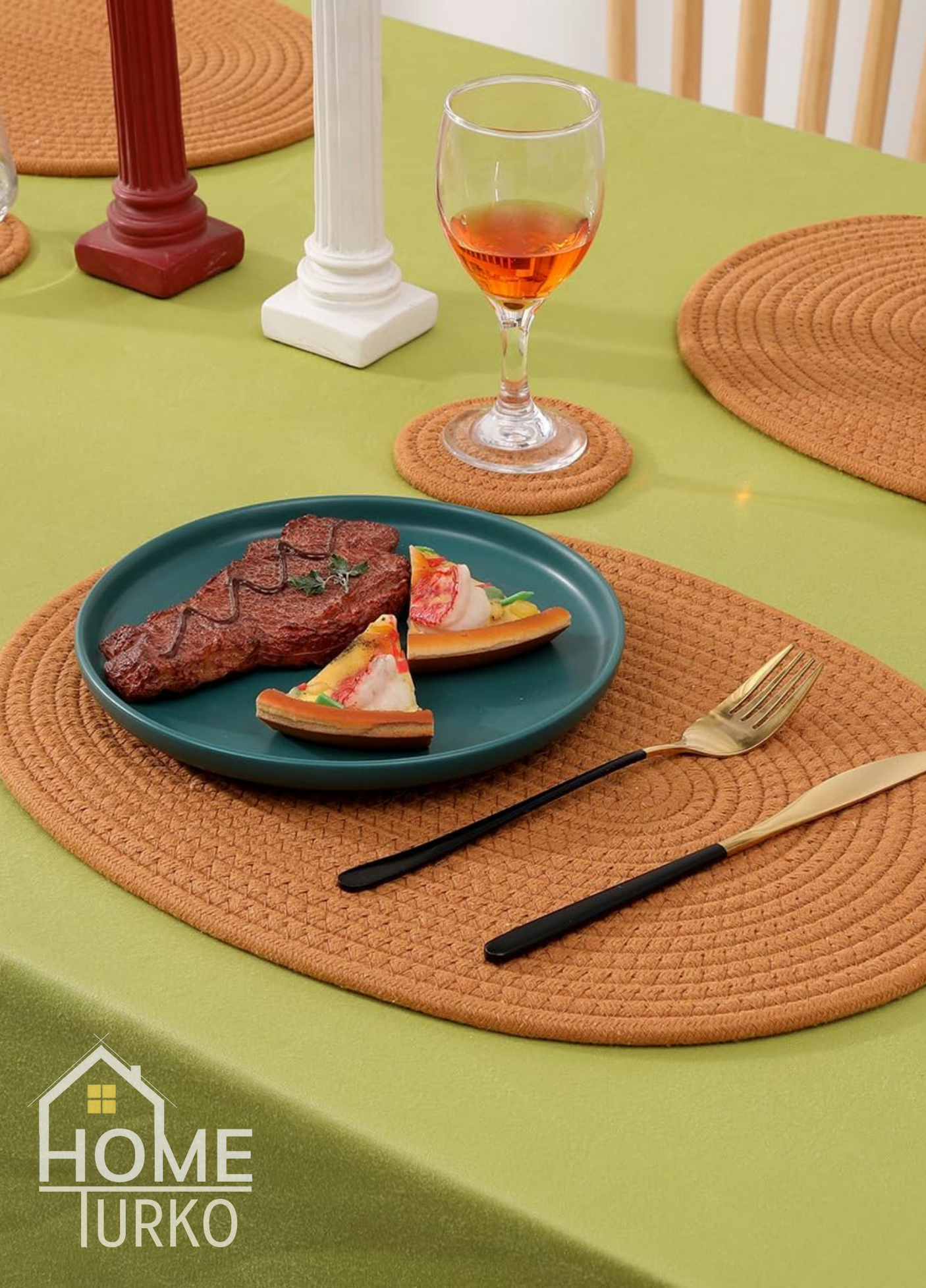 Jute Subpla Plate Coaster Set