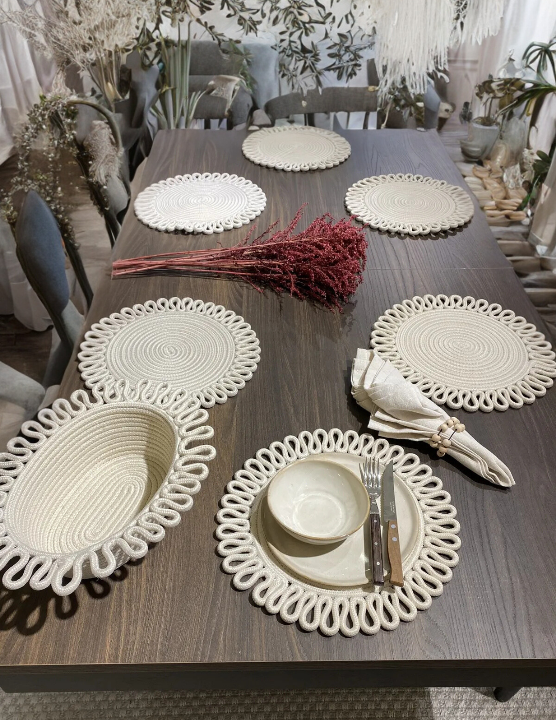 Desenli Supla / Tabak Altlığı Sepetli