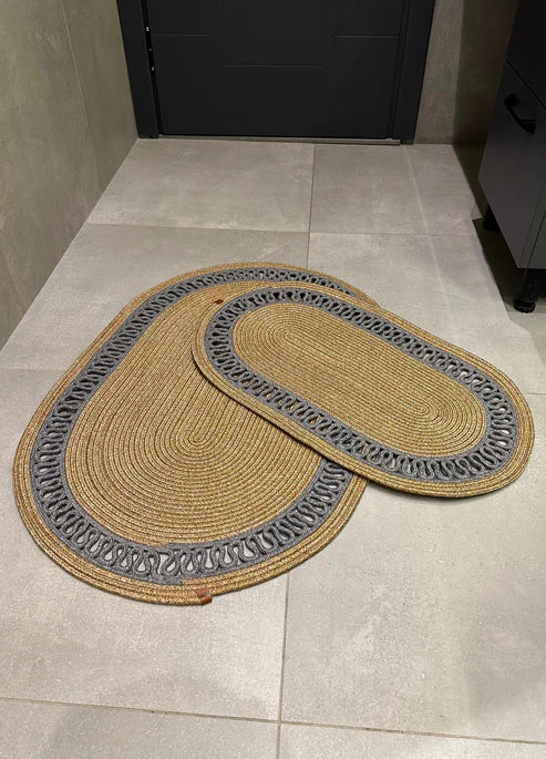 2-Piece Bathroom Mat Set