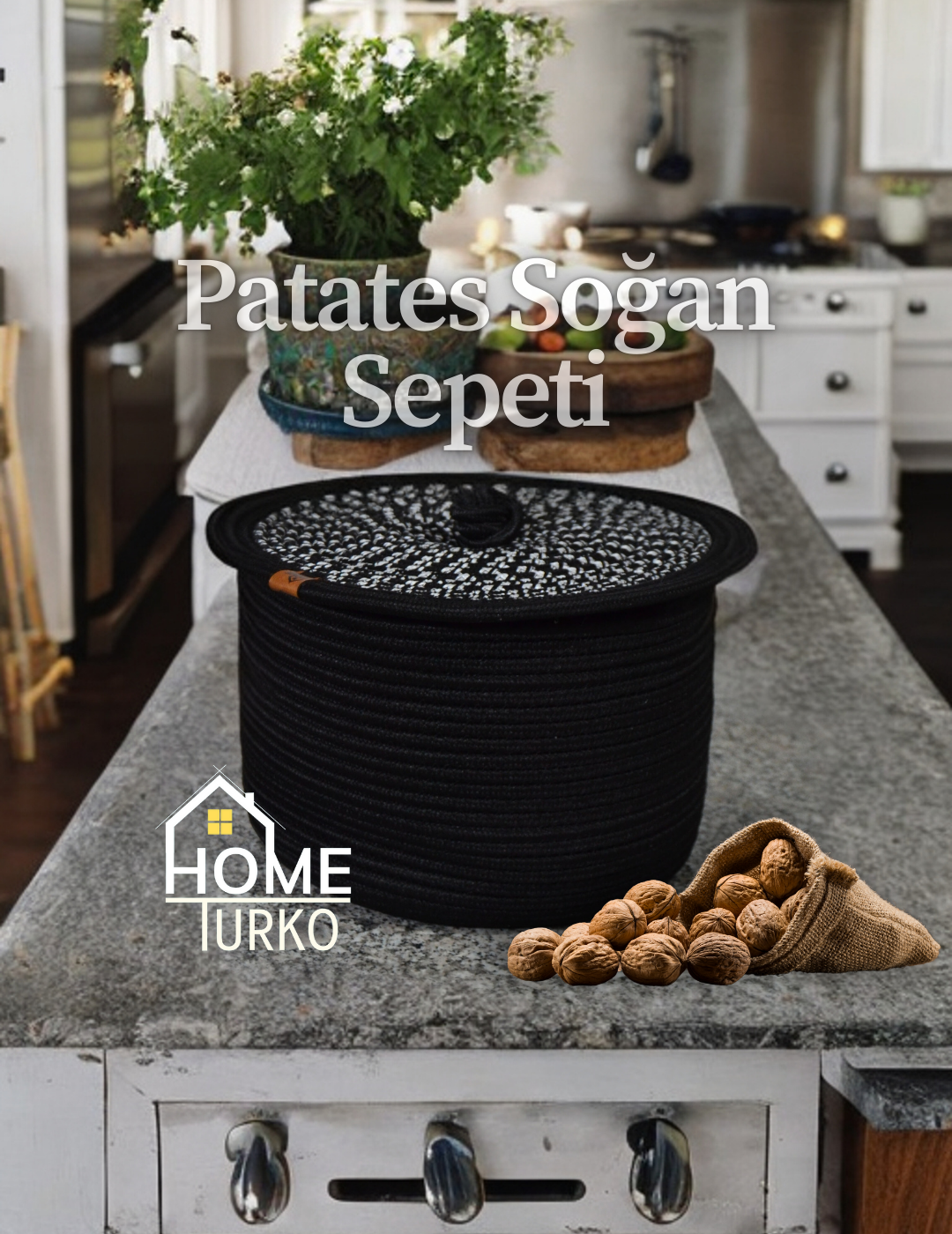 Bohemian Kitchen Basket