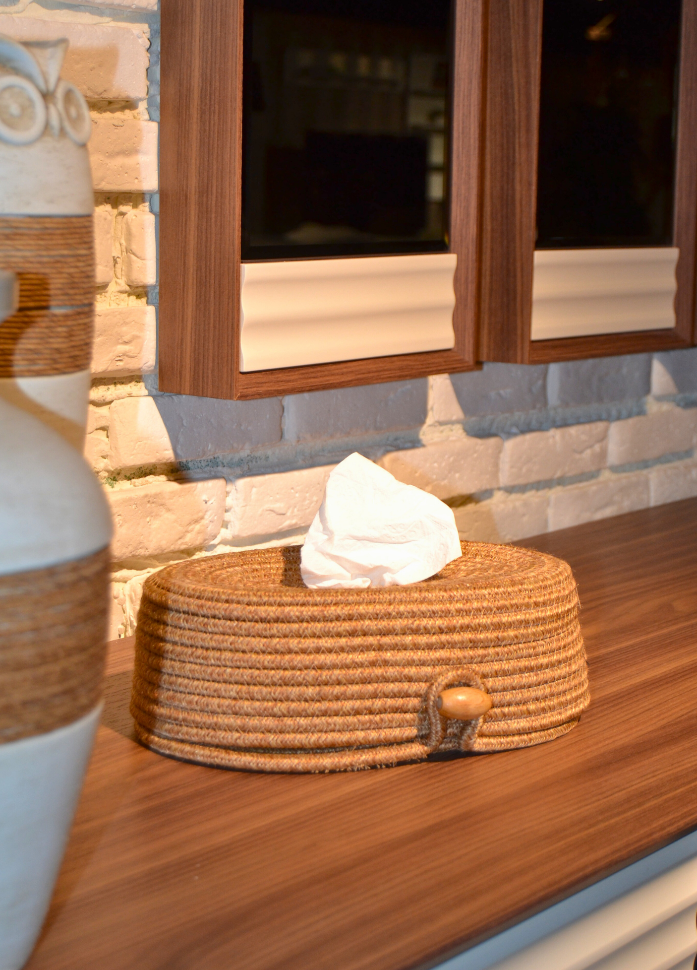 Oval Design Minimalist Napkin Holder