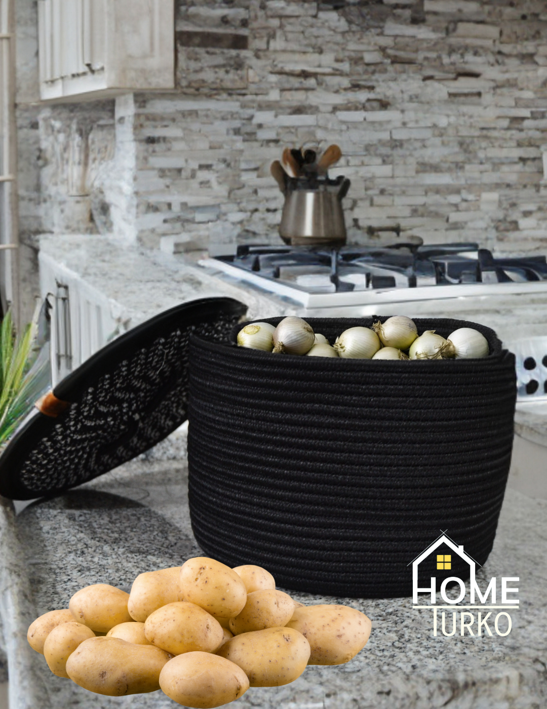 Bohemian Kitchen Basket