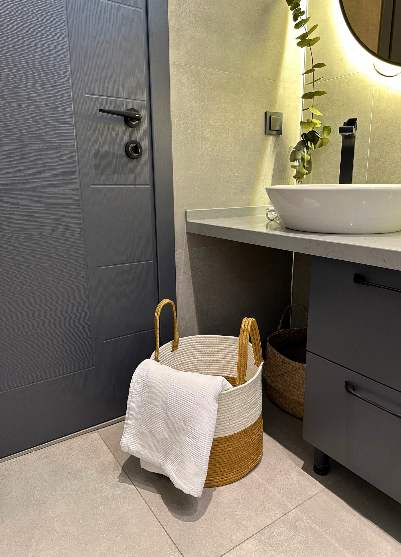 Bohem Çamaşır Sepeti Düzenleyici