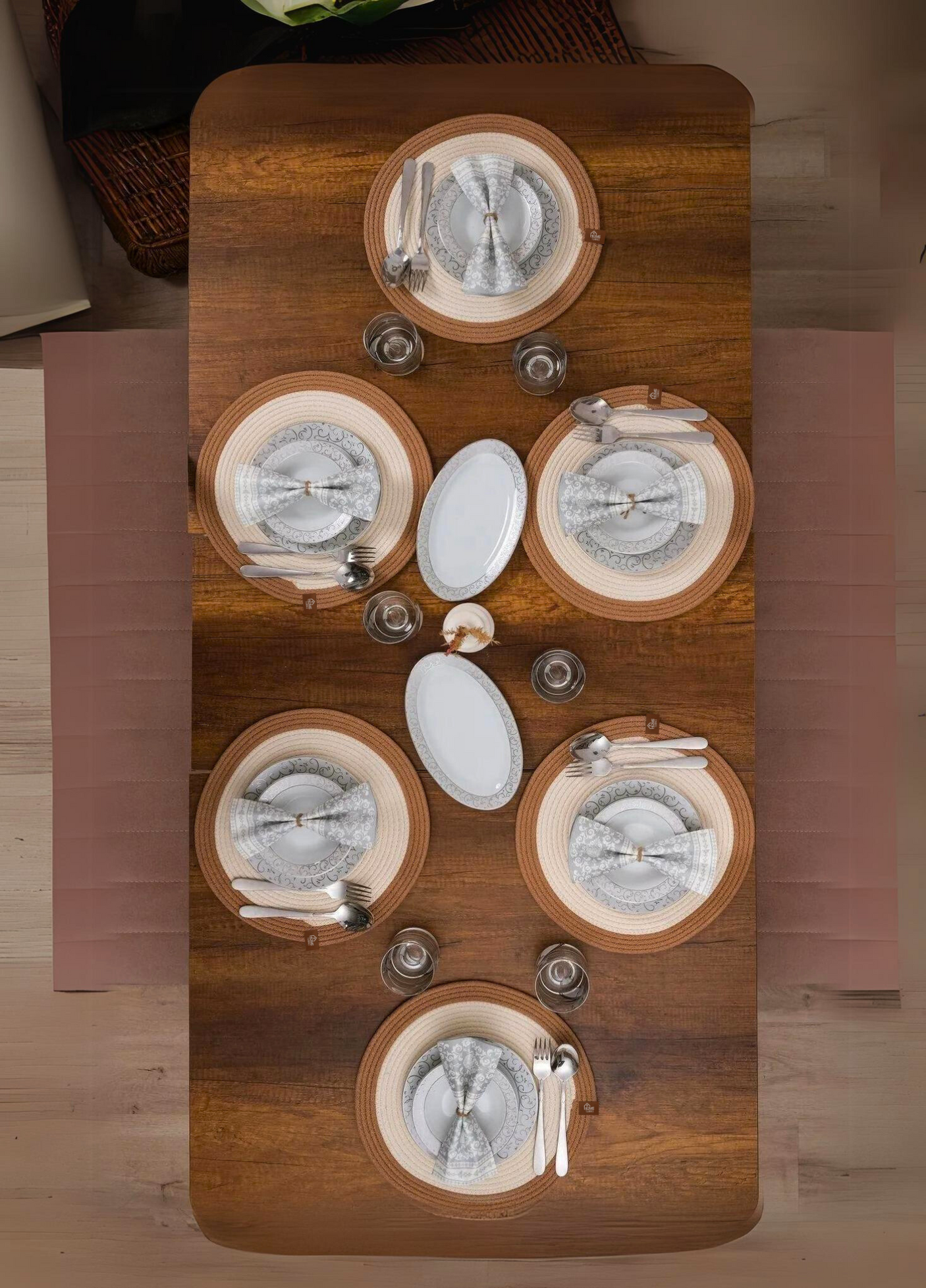 Bohemian Presentation Set, Plate Mat, Subplate