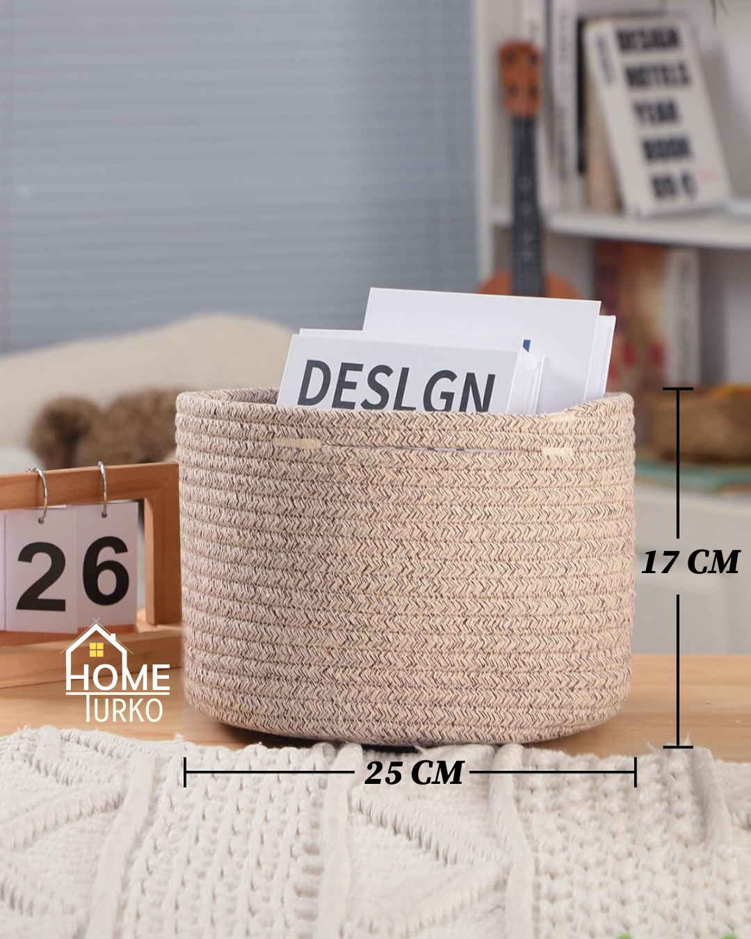 Boho Basket / Organizer 25x17 CM