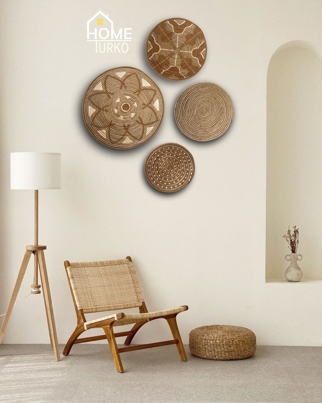 Four Bohemian Wall Decorations