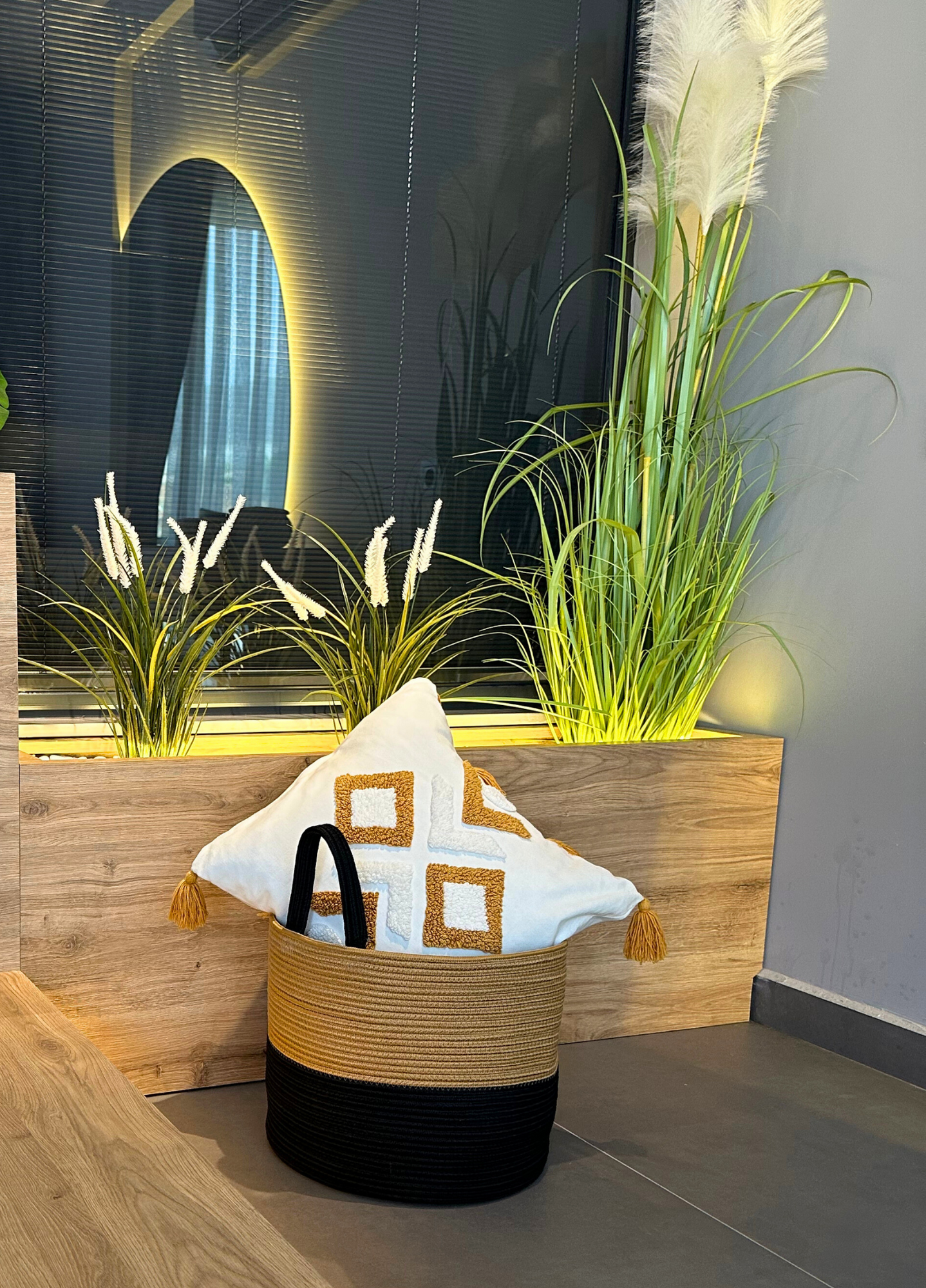 Bohem Çamaşır Sepeti Düzenleyici