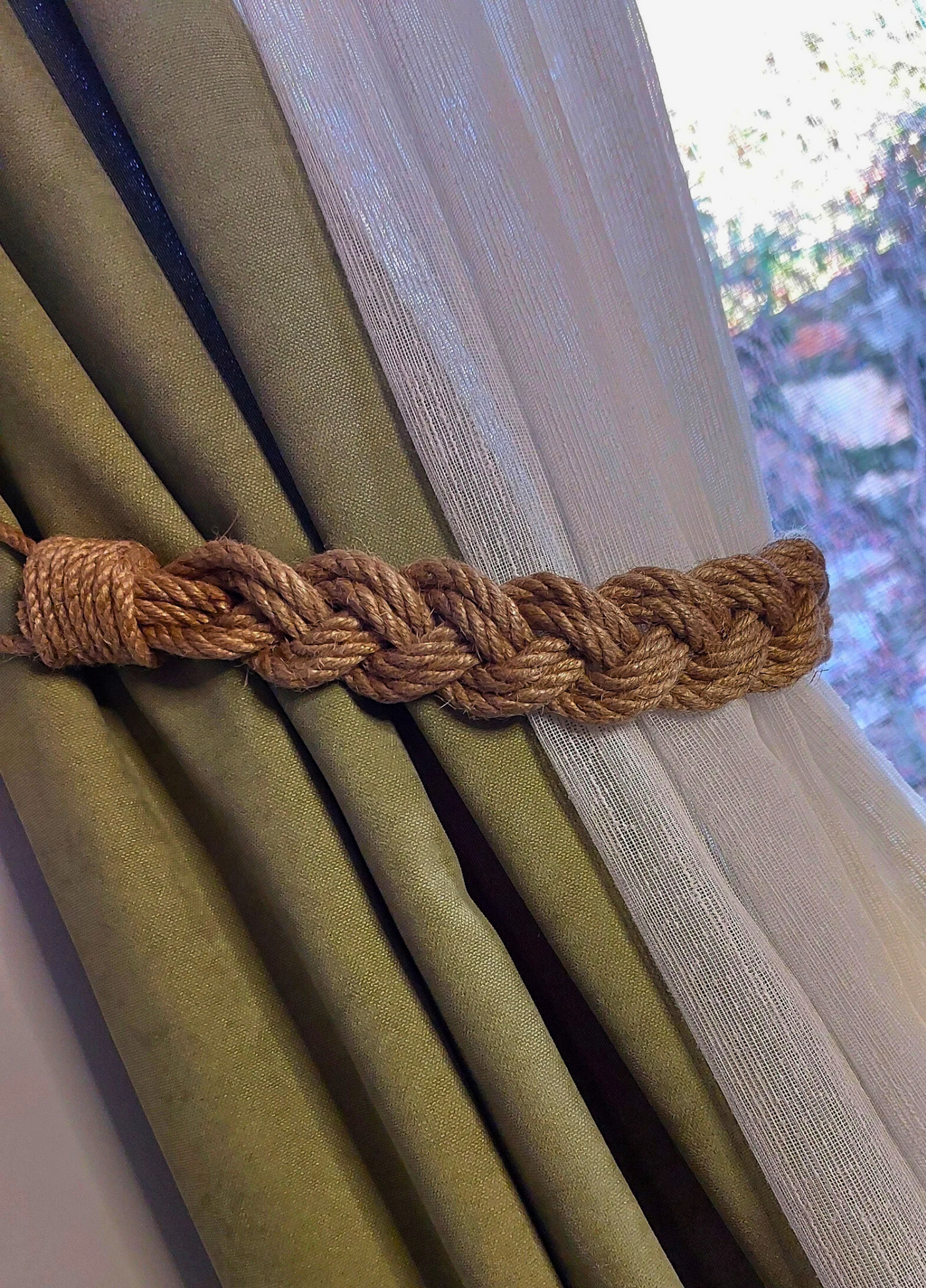 Pasion Tasarım Çift Örgü Perde Tokası-Kapı Durdurucusu (Kopya)