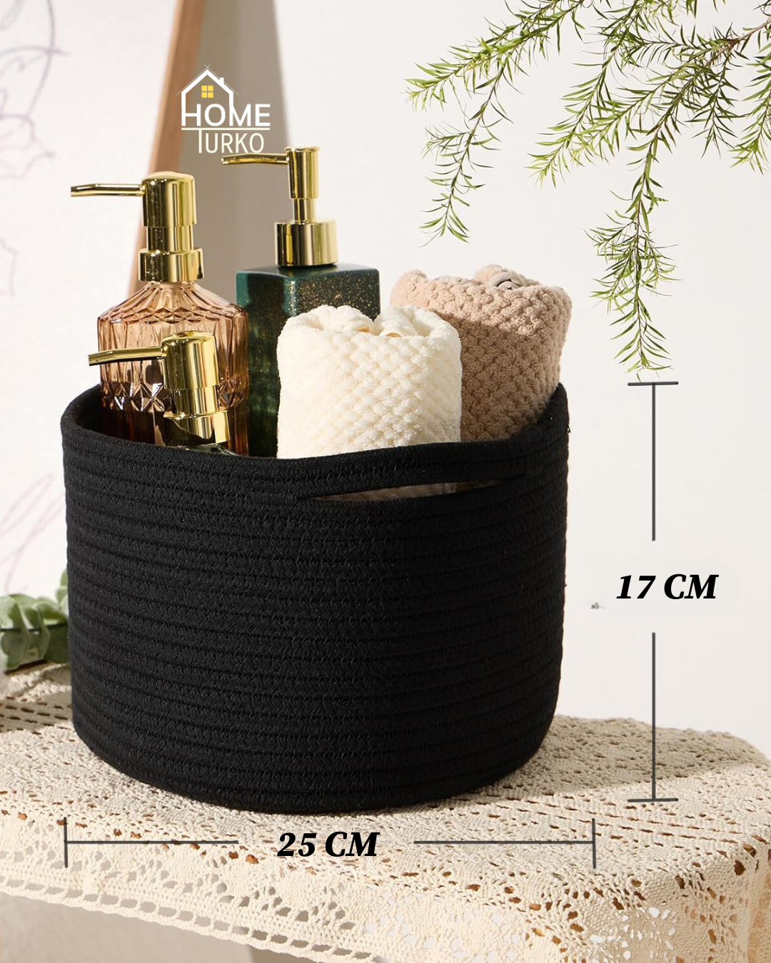 Boho Basket / Organizer 25x17 CM