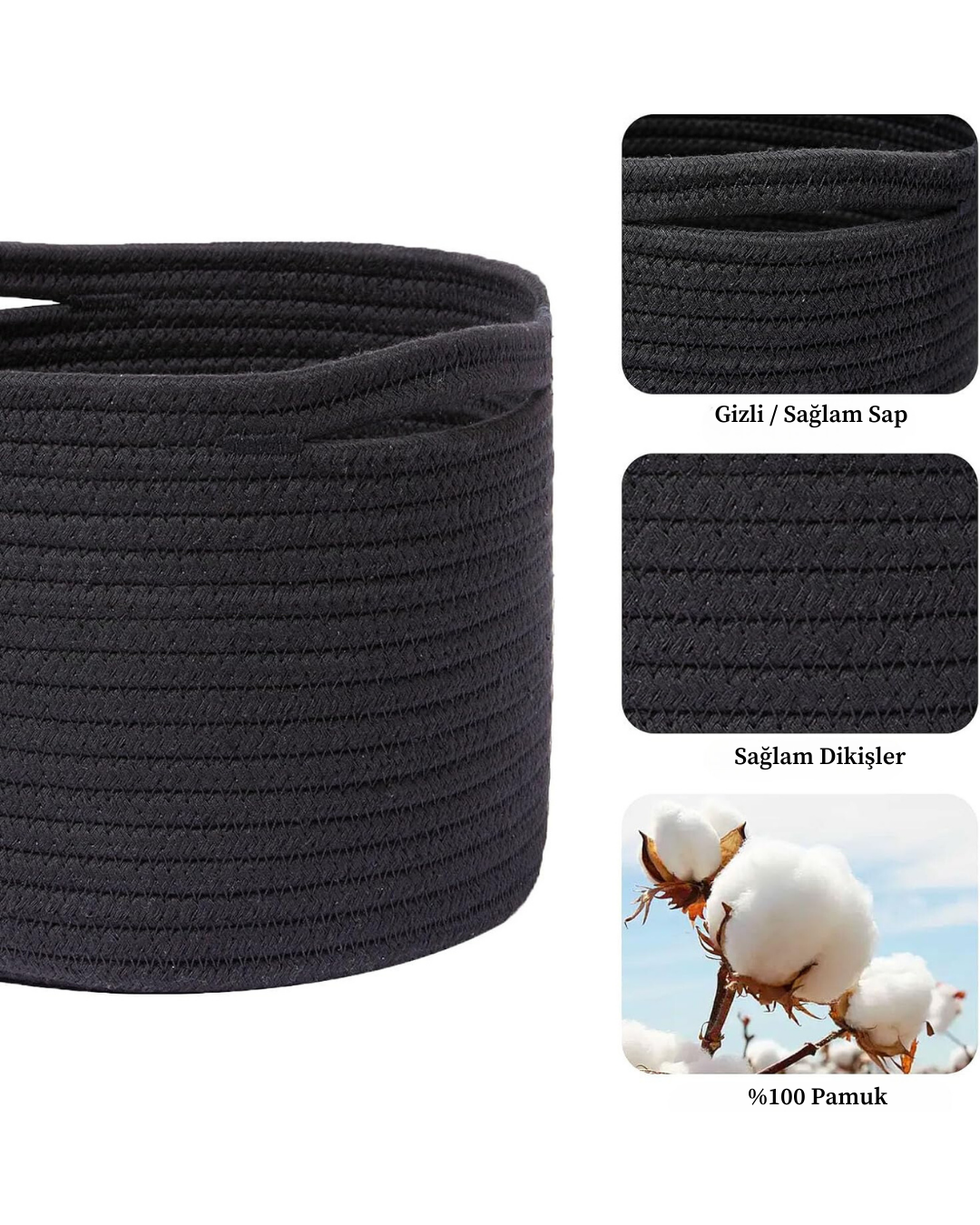 Boho Basket / Organizer 25x17 CM