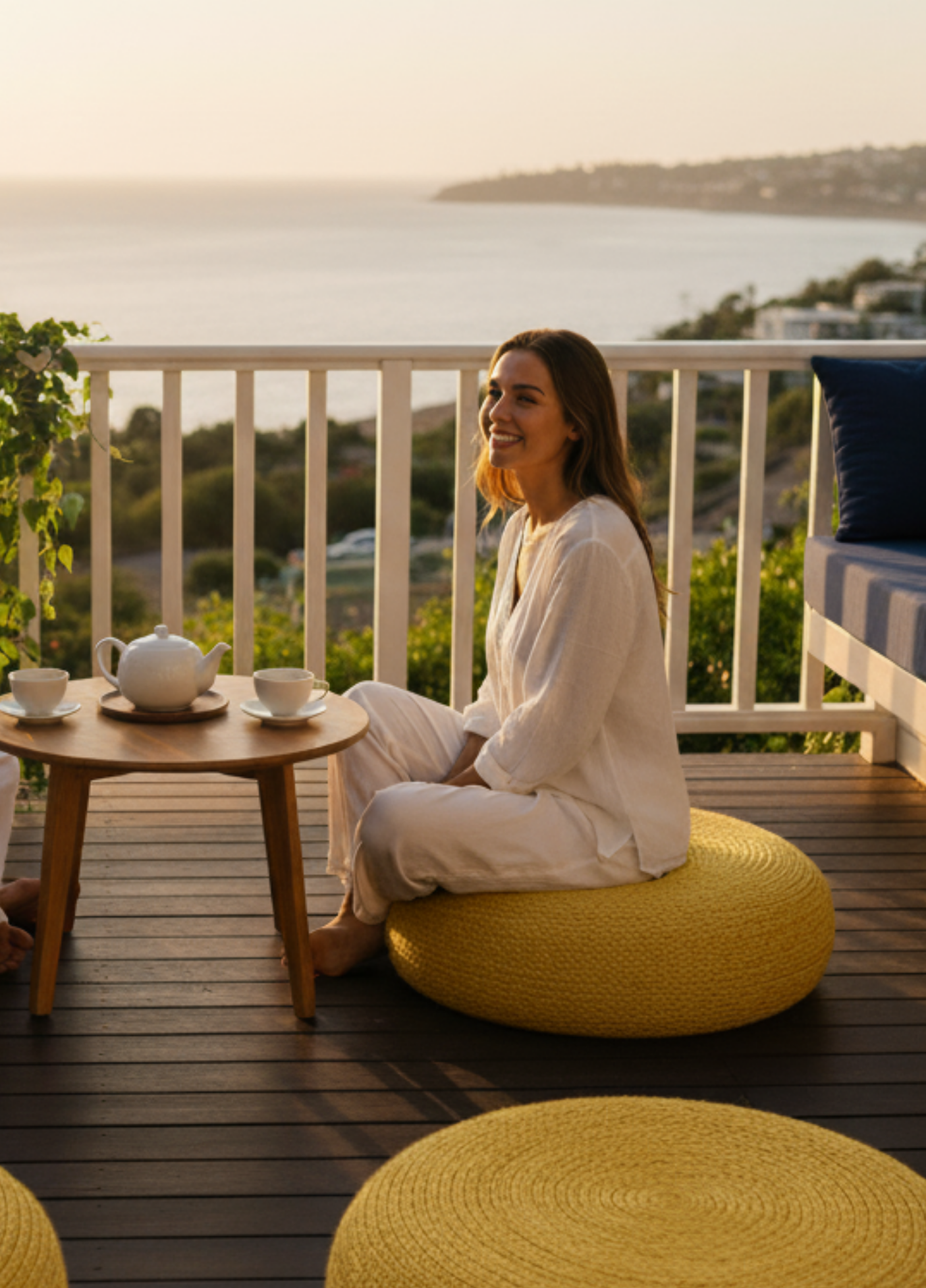 SOFA Minder Jüt Meditasyon Yastığı