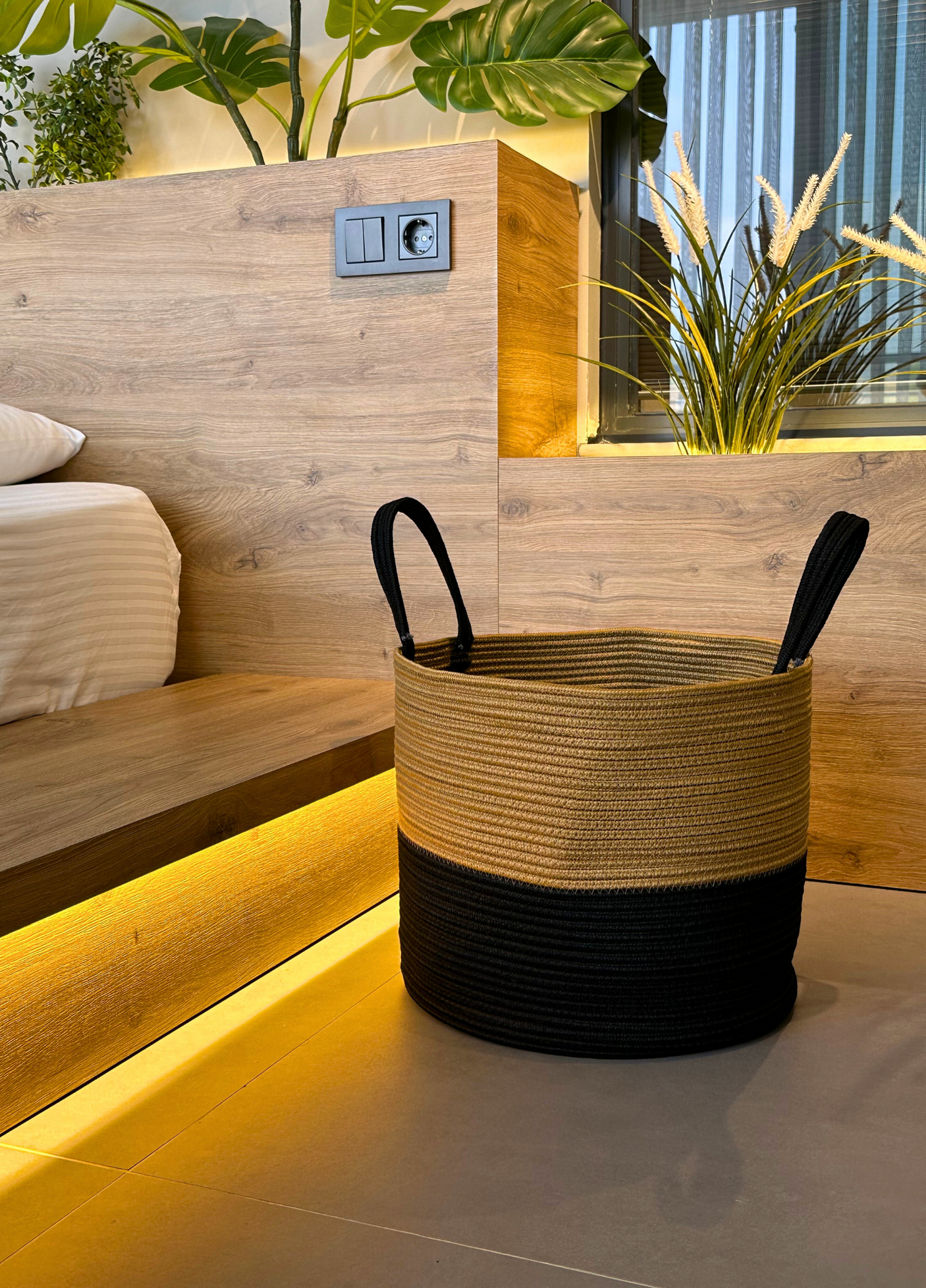 Bohem Çamaşır Sepeti Düzenleyici