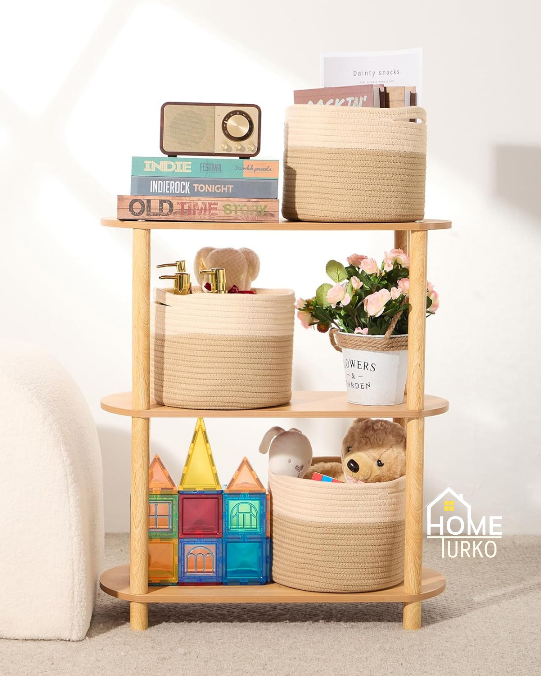 Boho Basket / Organizer 25x17 CM