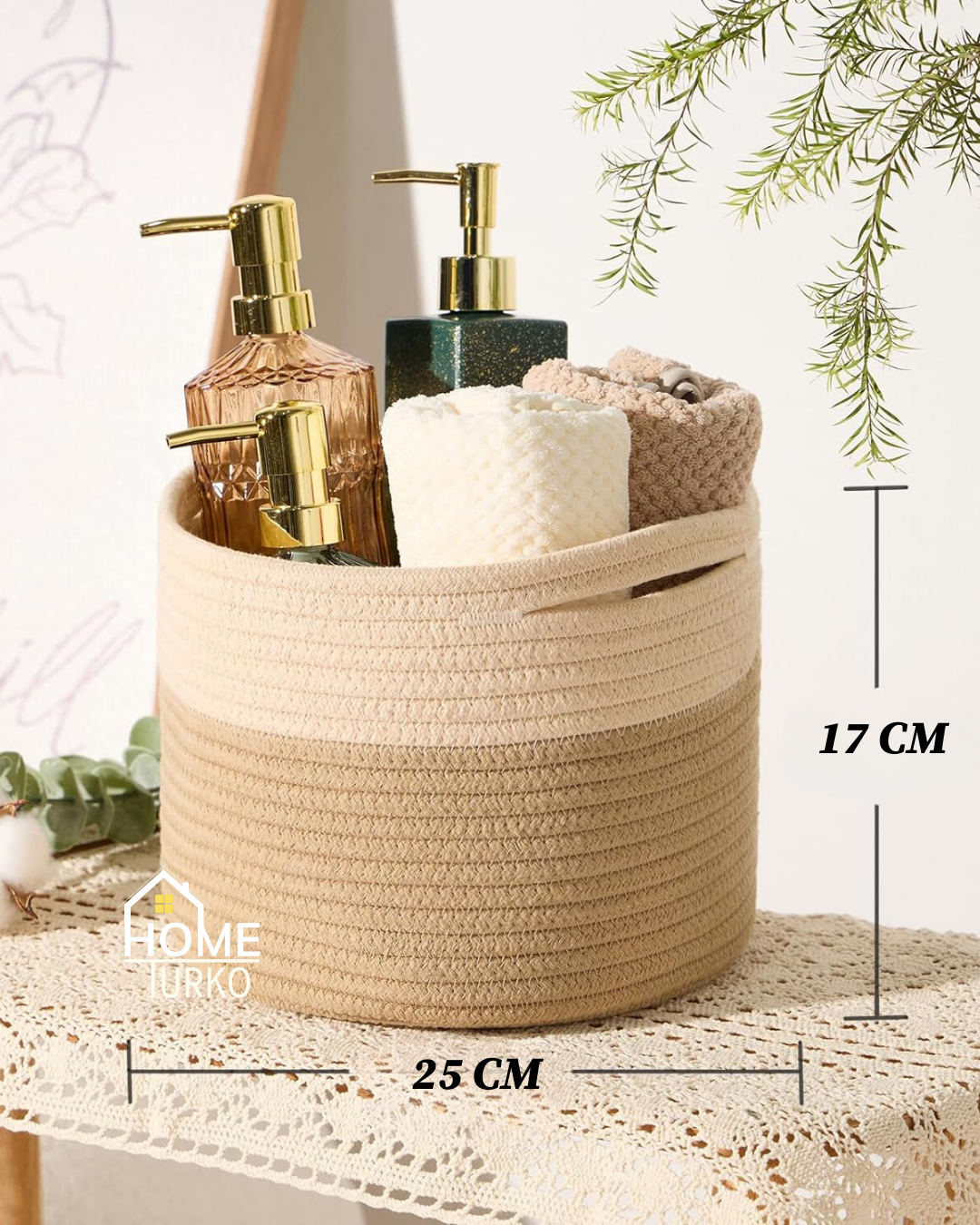 Boho Basket / Organizer 25x17 CM