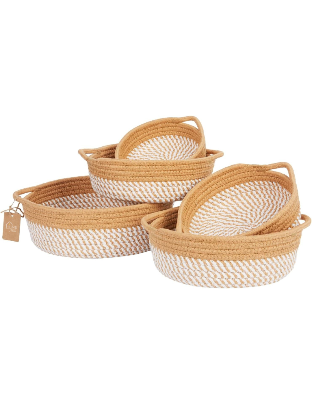 5-Piece Bohemian Organizer Basket Set