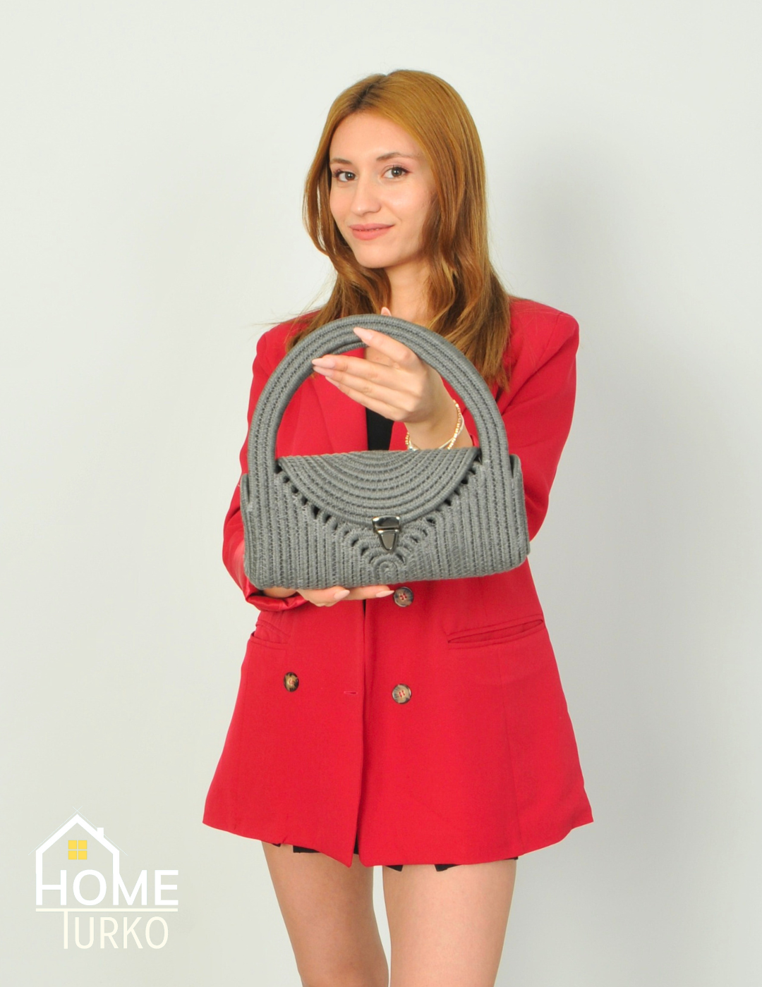 Mini Jute Wicker Clutch