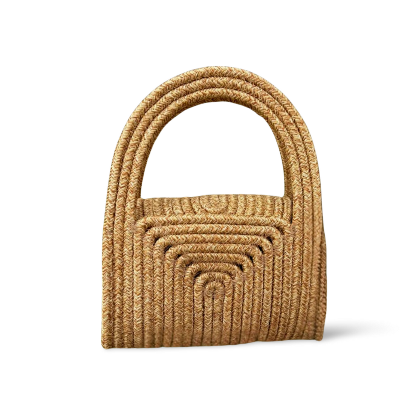 MINI JUTE CASUAL HANDBAGS PORTFOLIO
