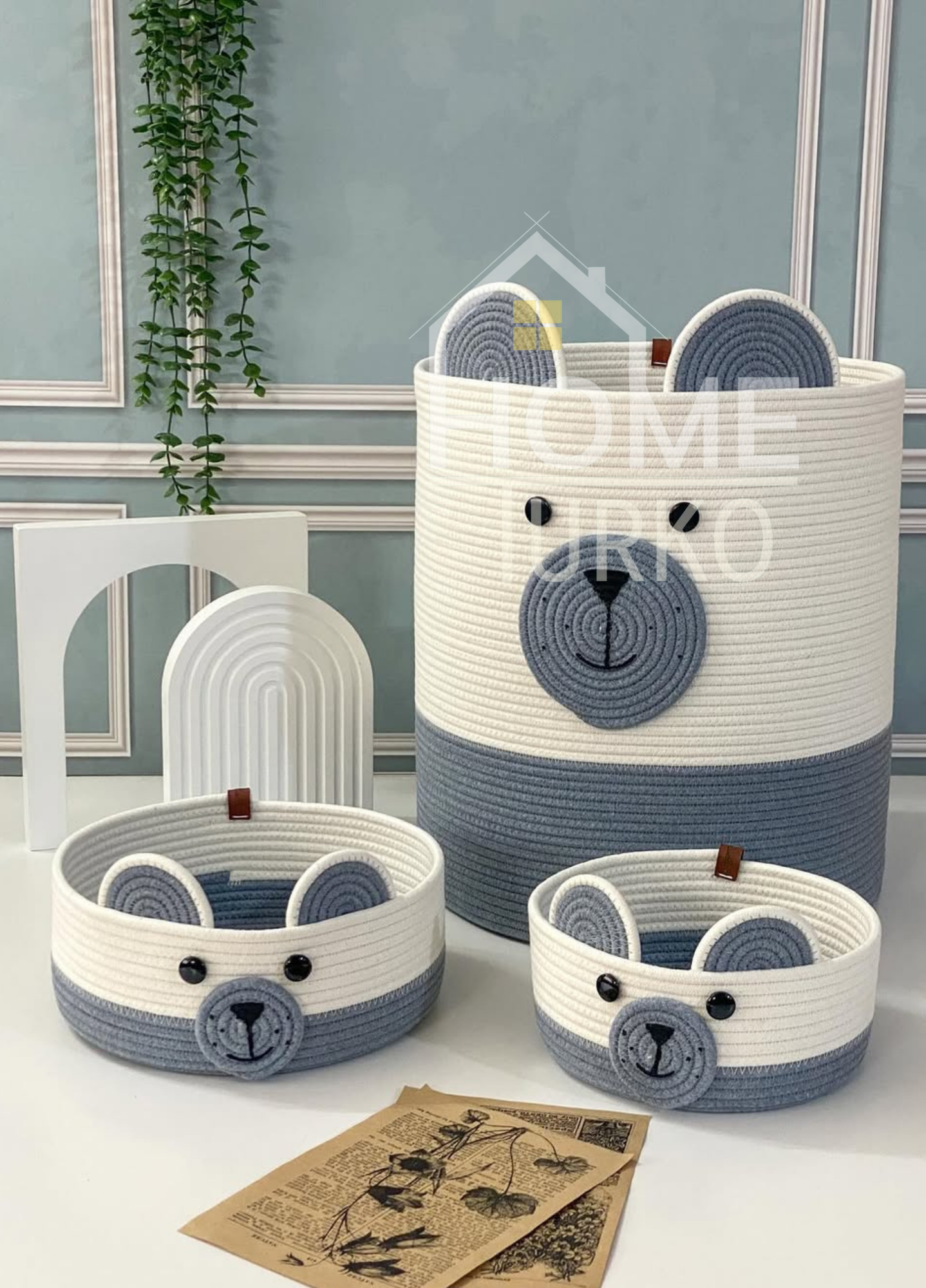 Konsept Çoçuk Odası Oyuncak Sepeti Seti