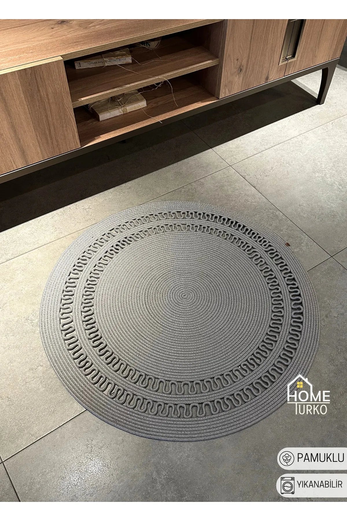 Jute Bohemian Carpet & Rug & Mat