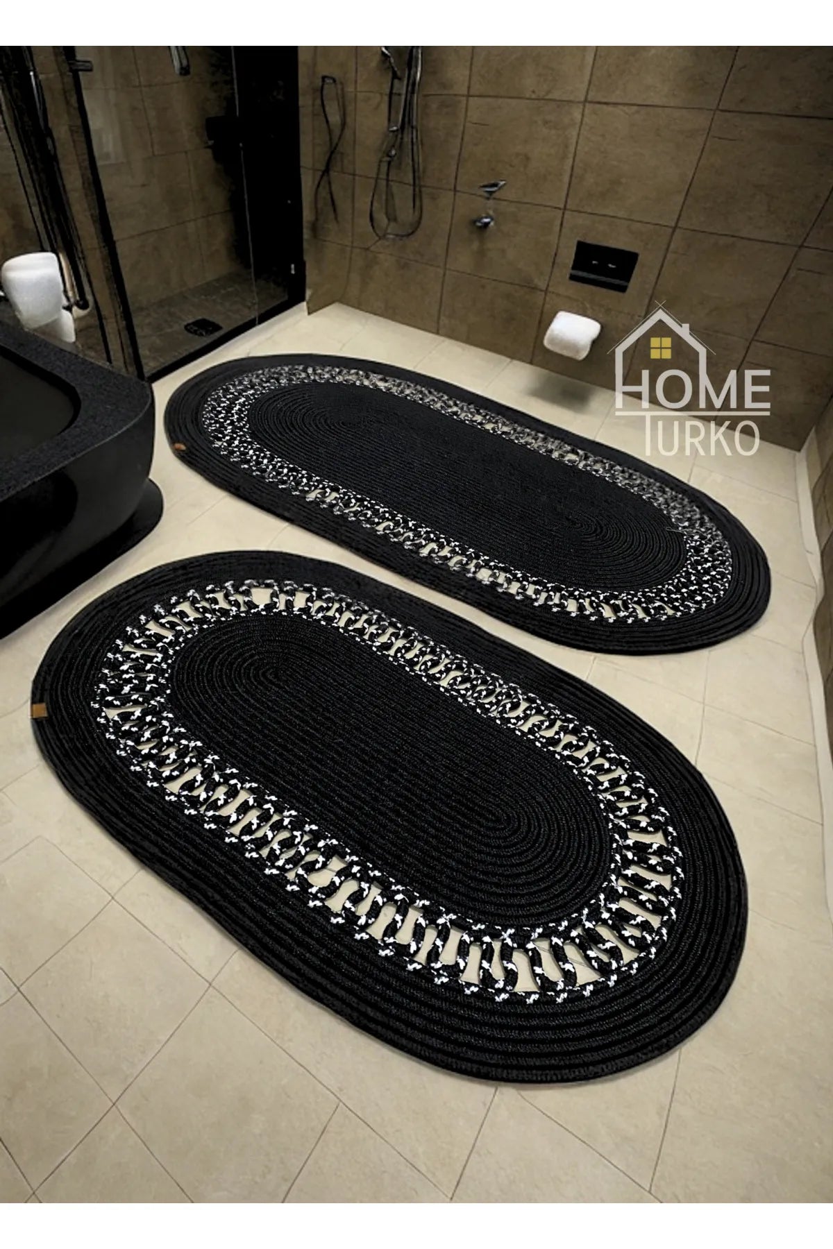 2-Piece Bathroom Mat Set