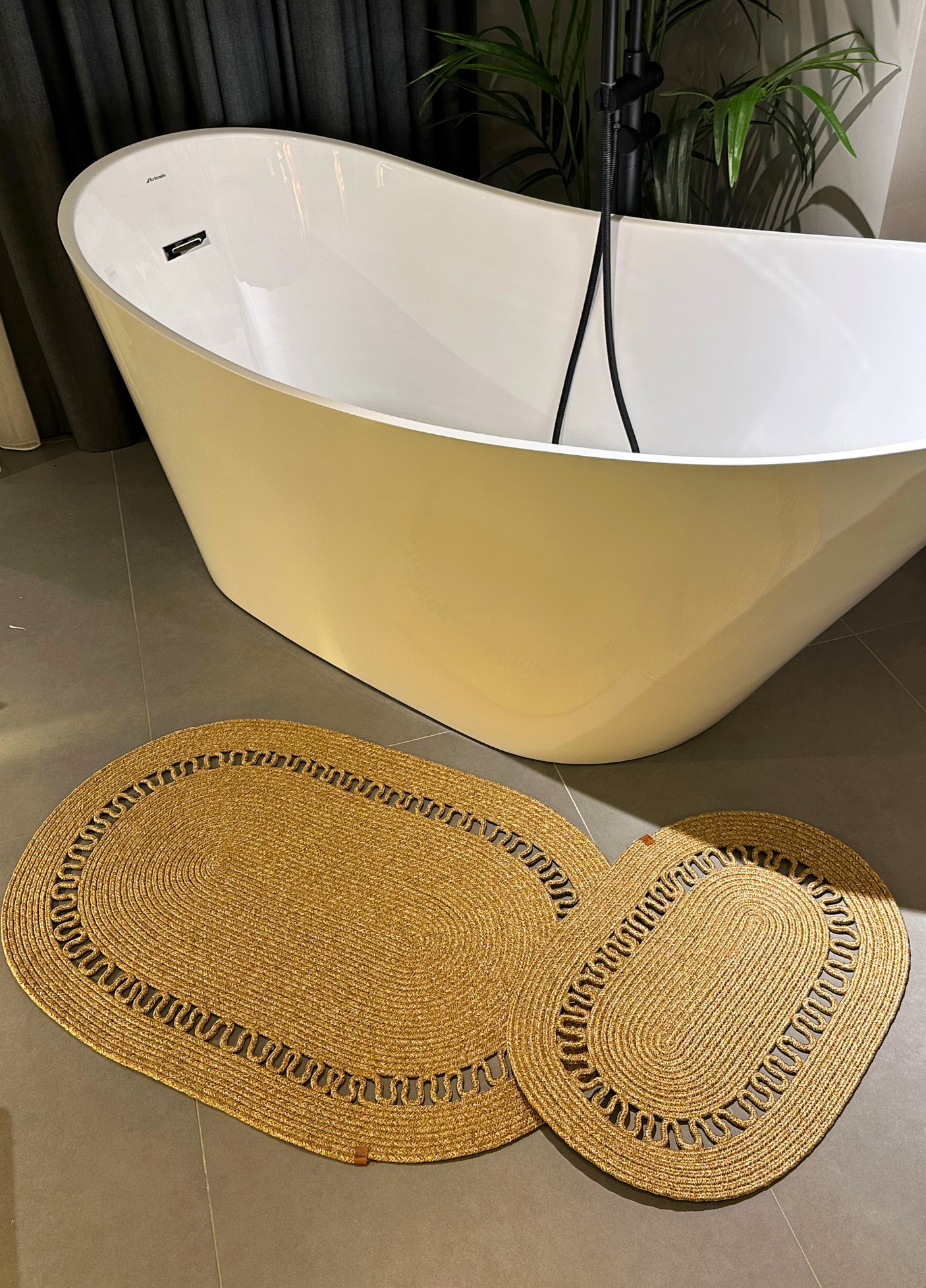 2-Piece Bathroom Mat Set