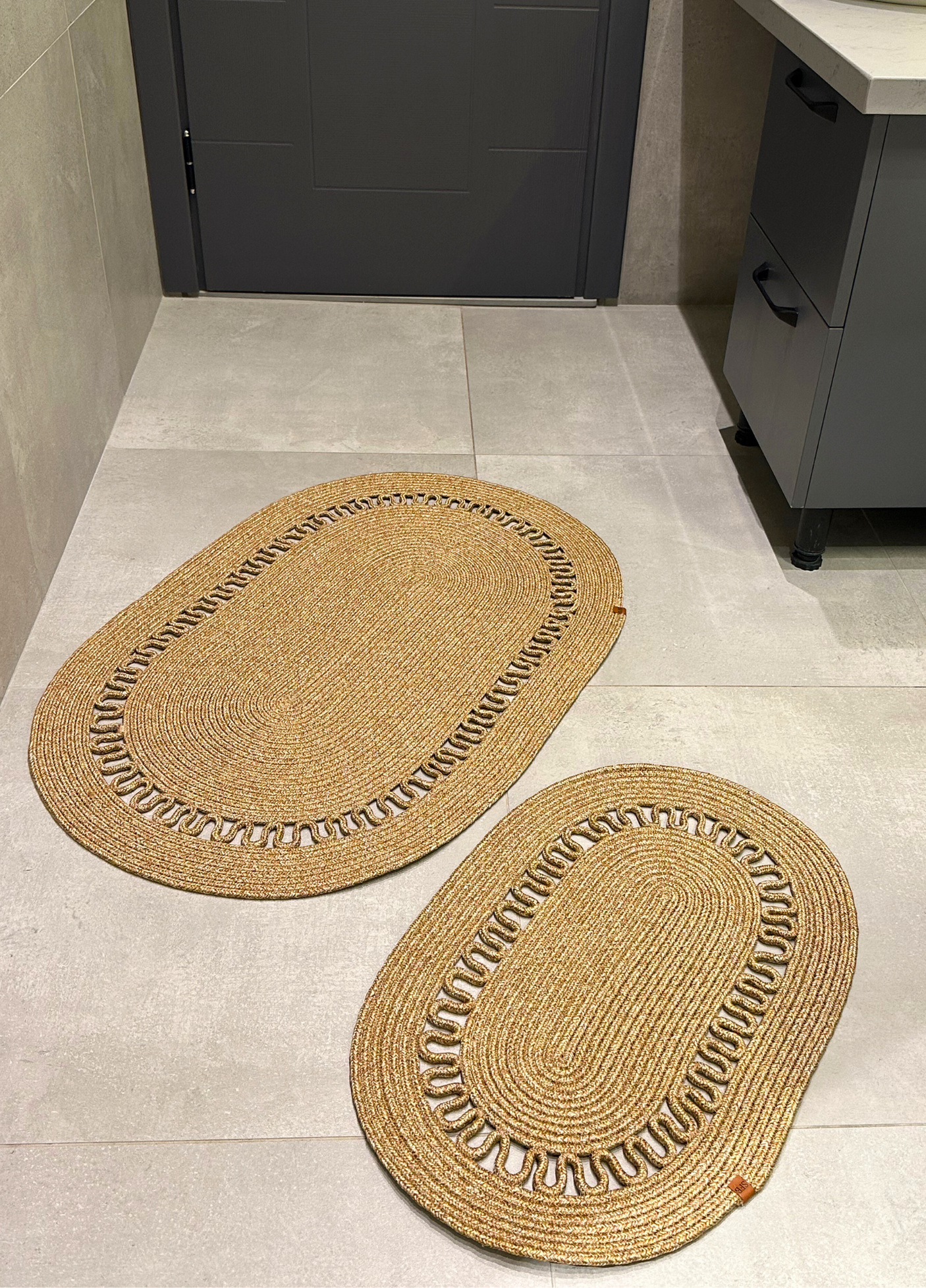 2-Piece Bathroom Mat Set