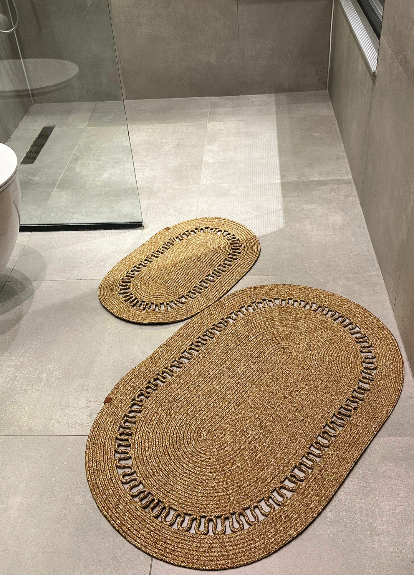 2-Piece Bathroom Mat Set